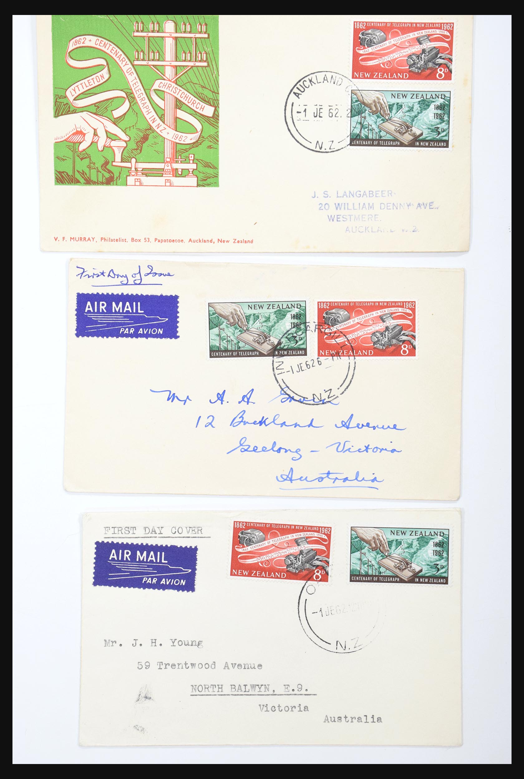 30821 039 - 30821 New Zealand FDC's 1960-1971.