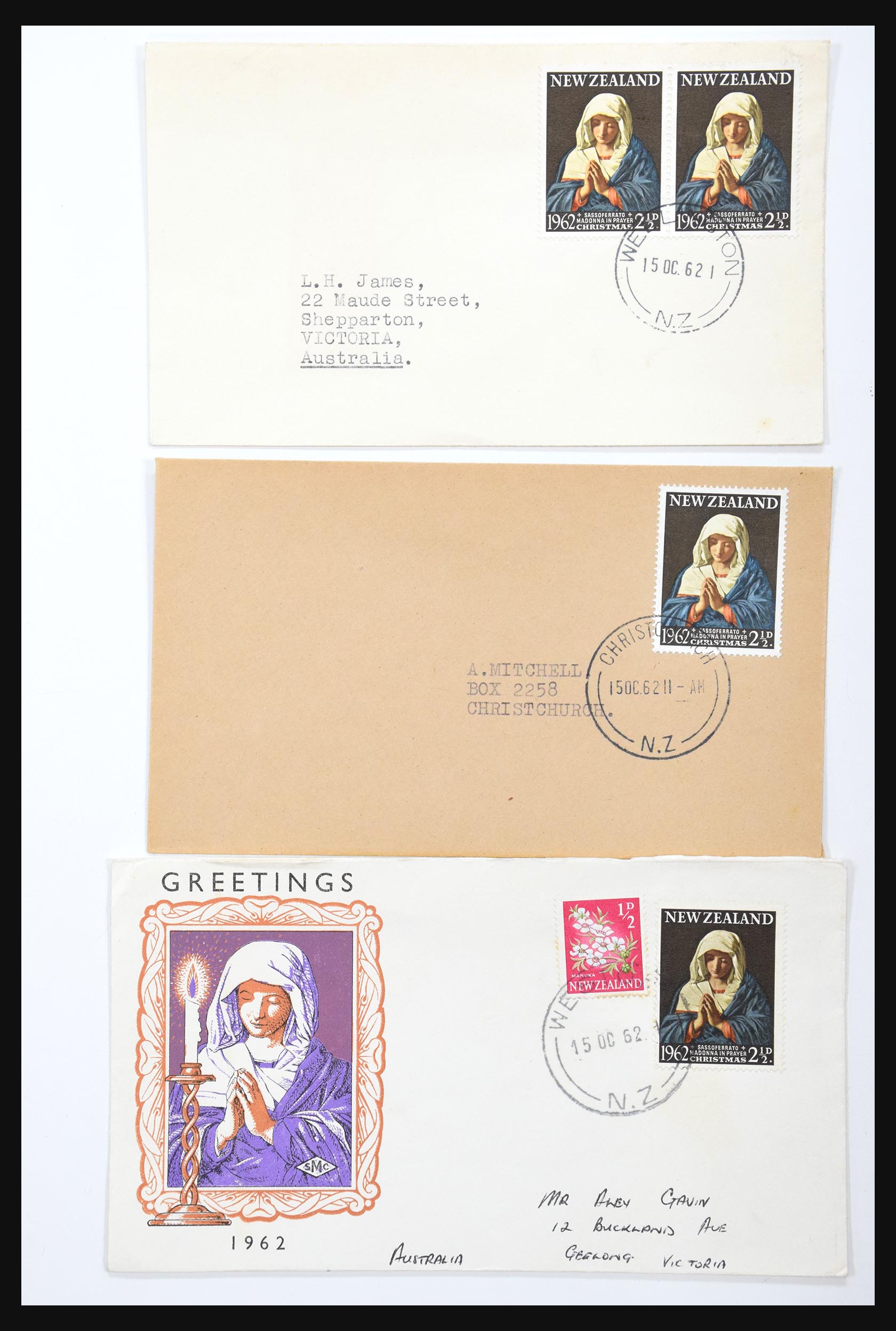 30821 041 - 30821 New Zealand FDC's 1960-1971.
