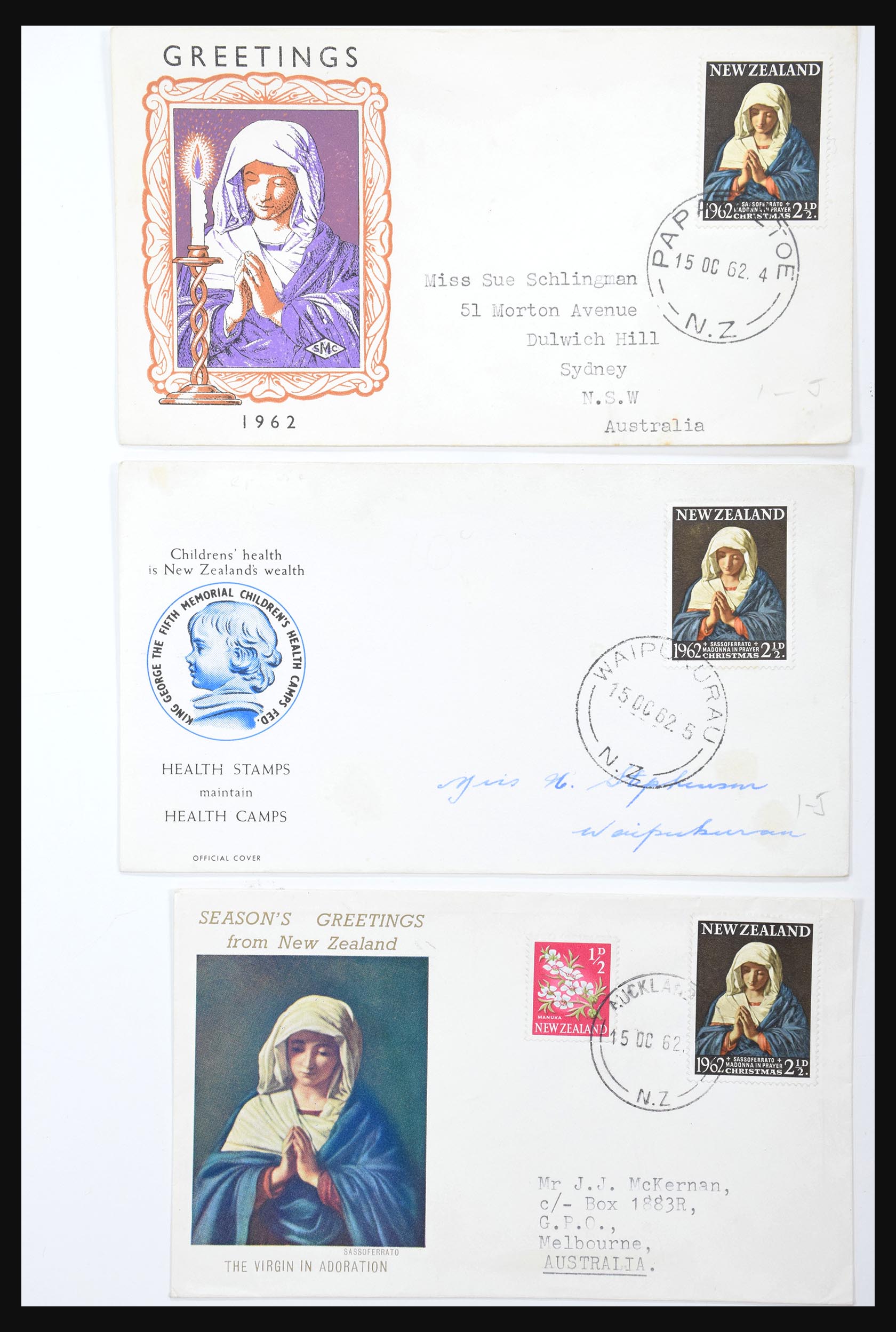 30821 042 - 30821 New Zealand FDC's 1960-1971.