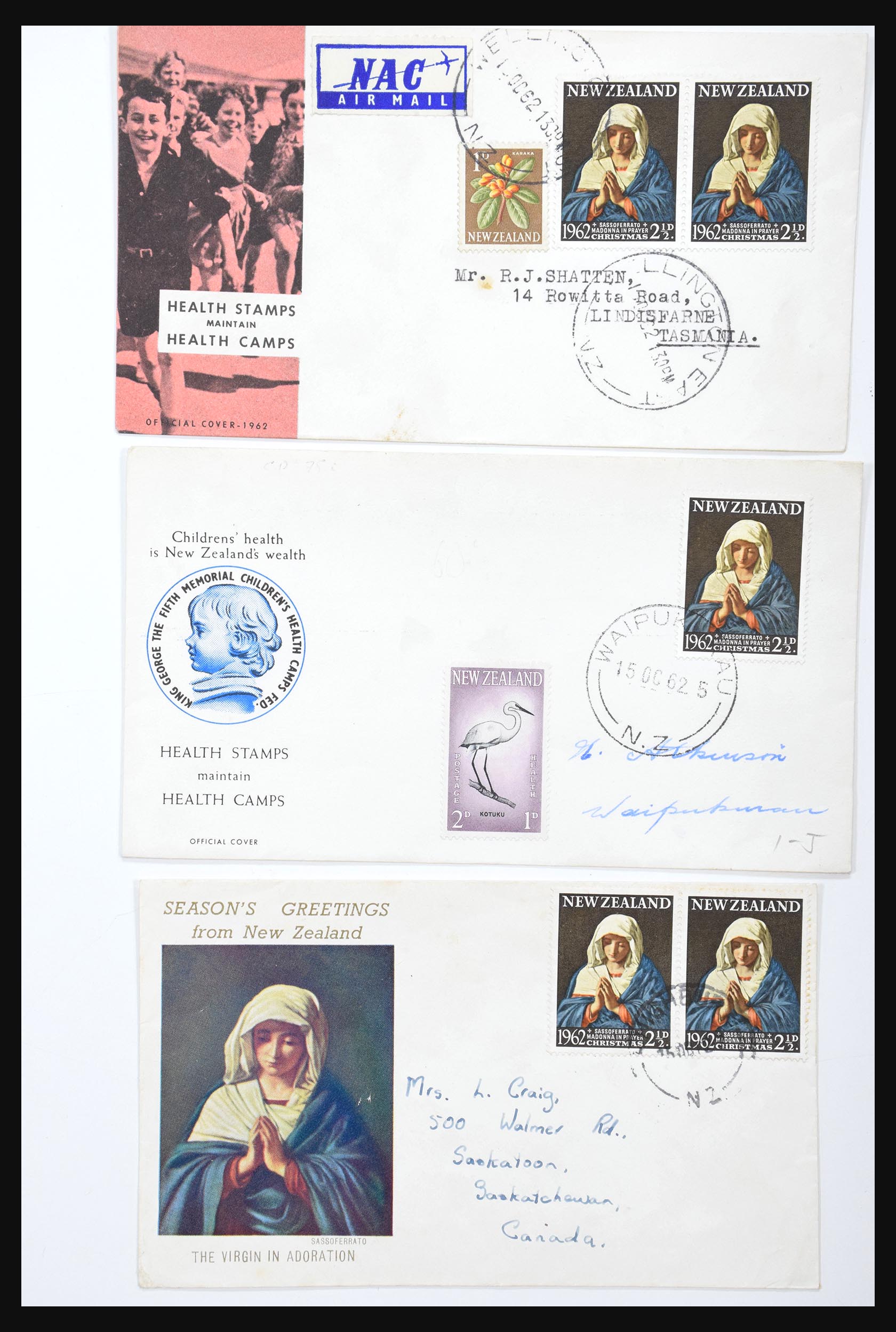 30821 043 - 30821 New Zealand FDC's 1960-1971.