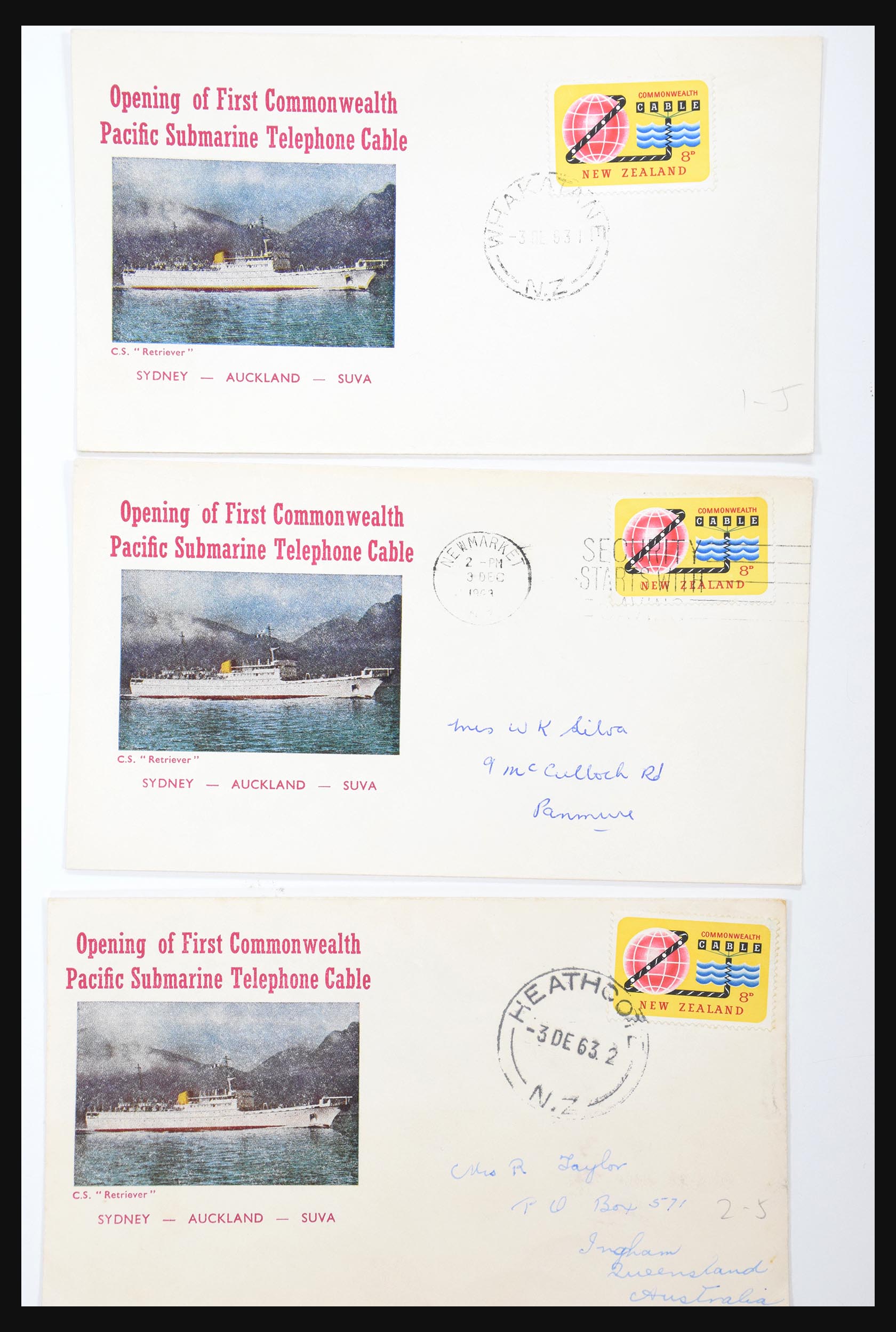 30821 047 - 30821 Nieuw Zeeland FDC's 1960-1971.