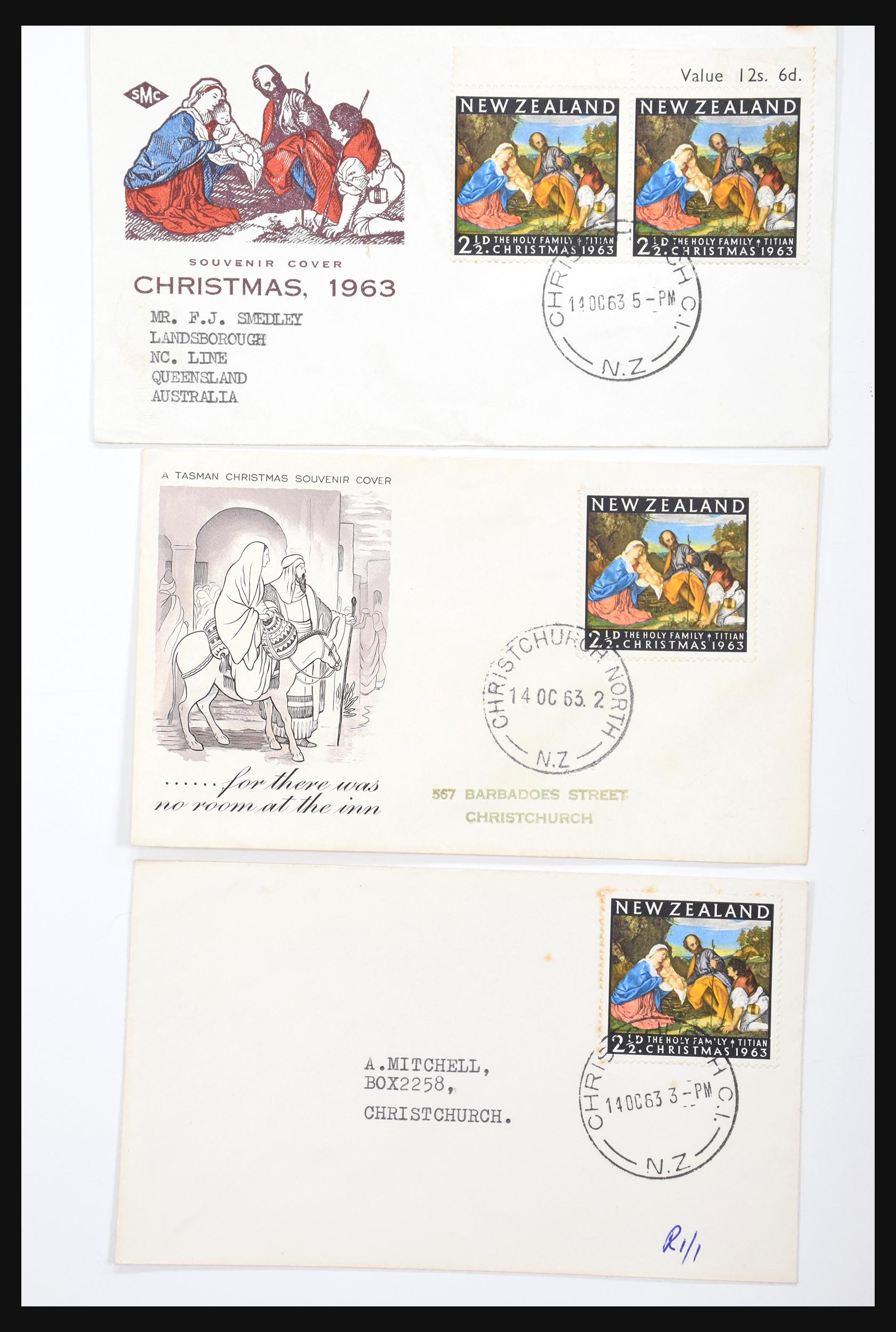 30821 055 - 30821 New Zealand FDC's 1960-1971.