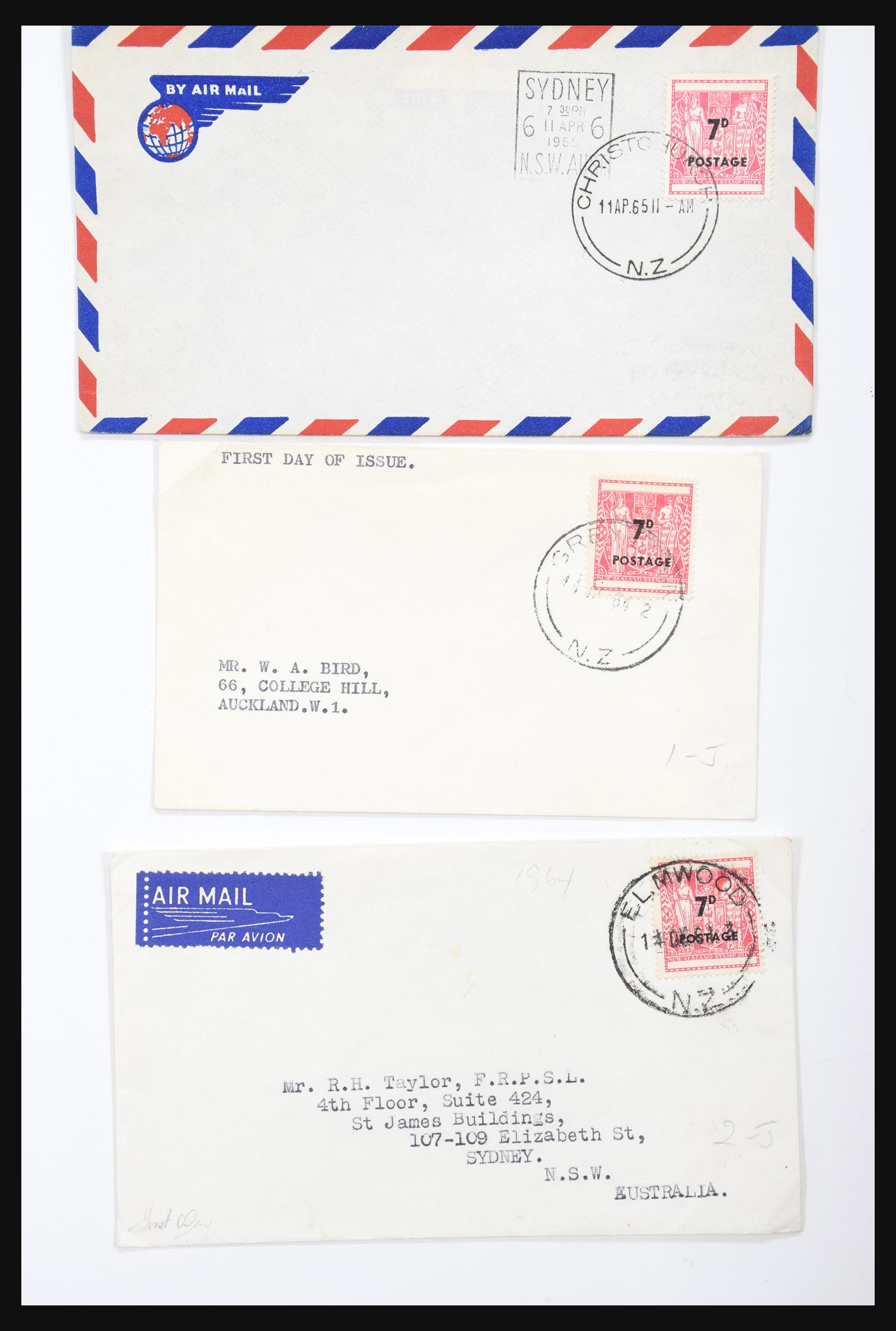 30821 058 - 30821 New Zealand FDC's 1960-1971.