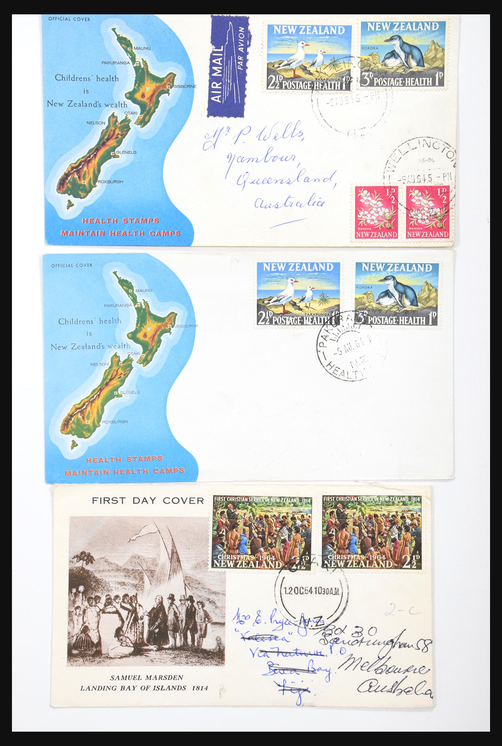 30821 065 - 30821 New Zealand FDC's 1960-1971.