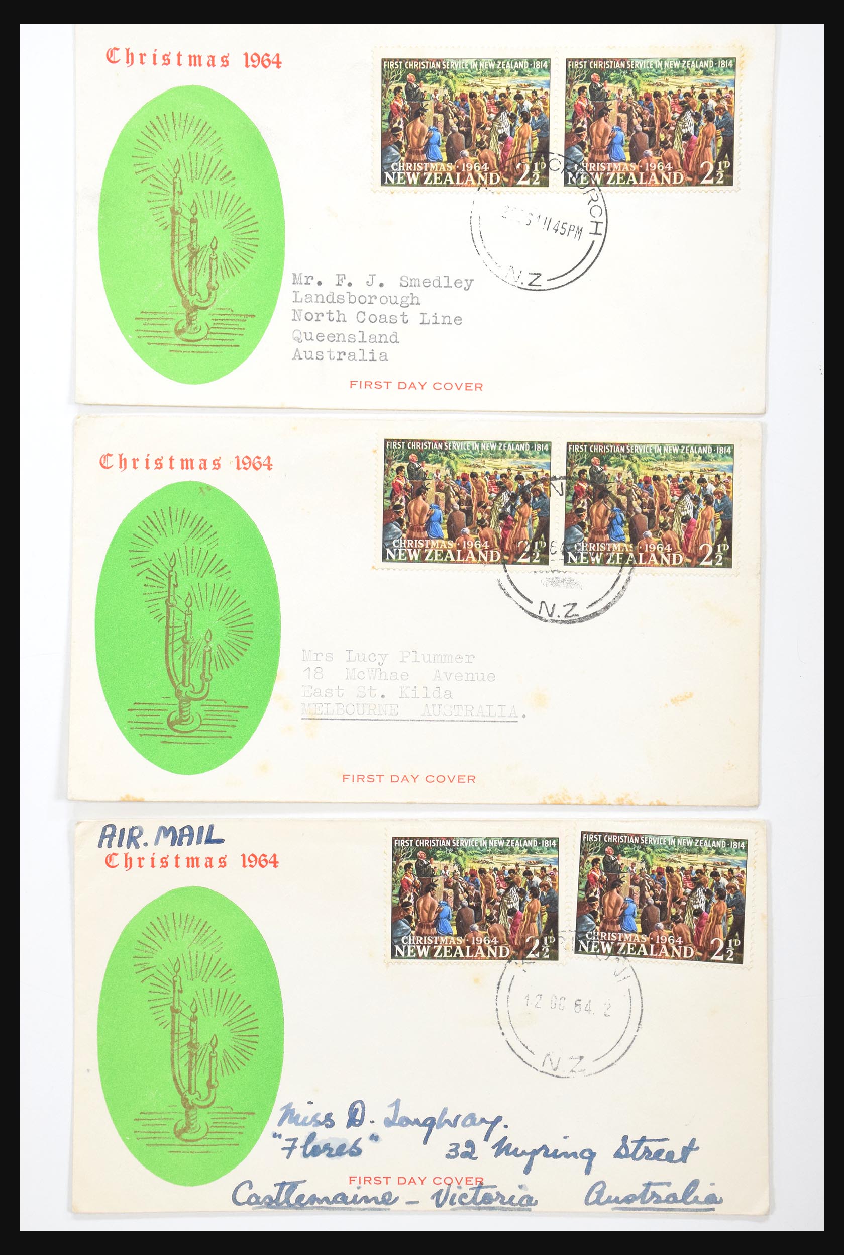30821 066 - 30821 New Zealand FDC's 1960-1971.