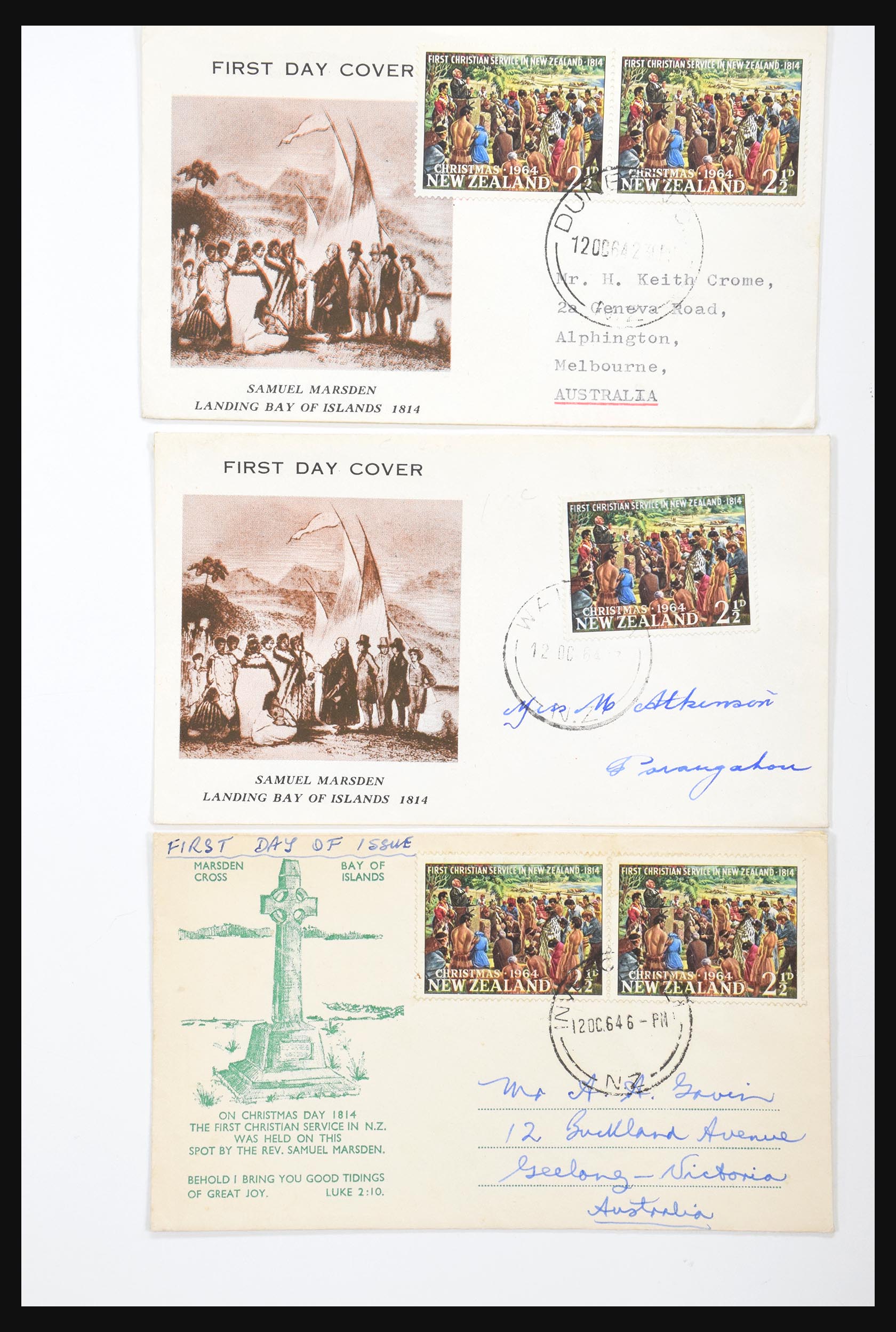 30821 067 - 30821 New Zealand FDC's 1960-1971.
