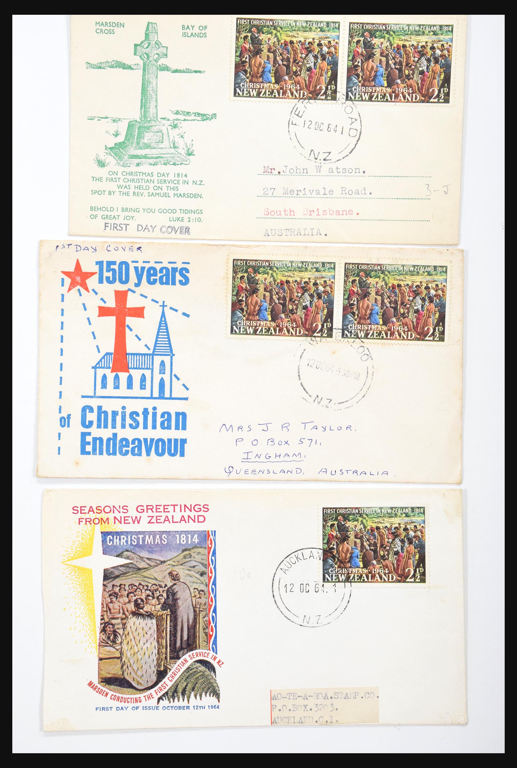 30821 068 - 30821 New Zealand FDC's 1960-1971.