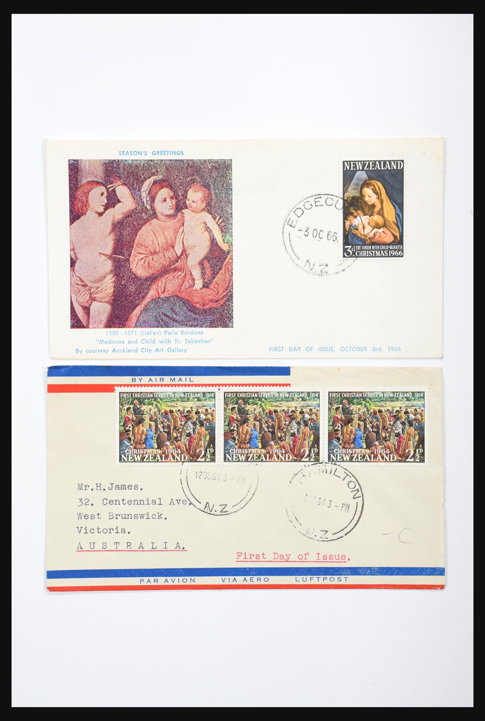 30821 069 - 30821 New Zealand FDC's 1960-1971.