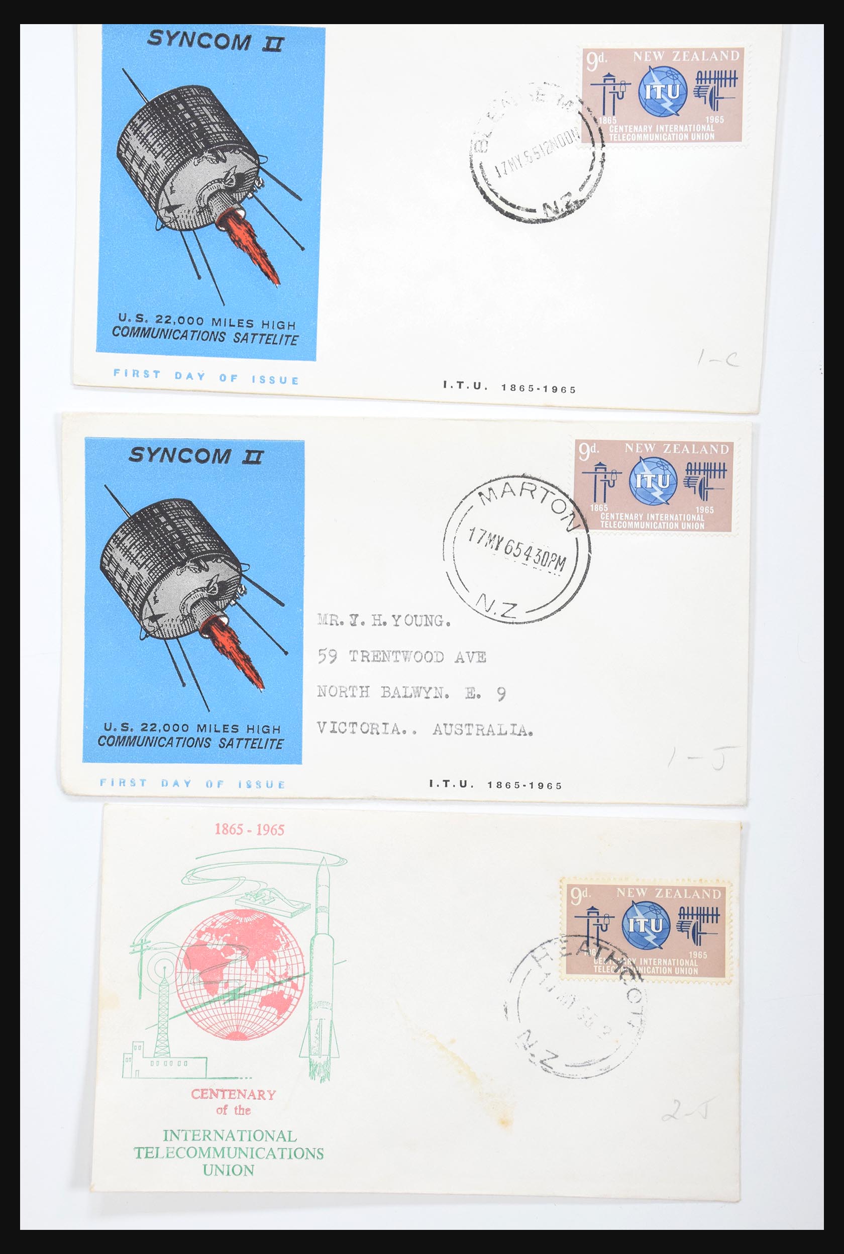 30821 076 - 30821 New Zealand FDC's 1960-1971.