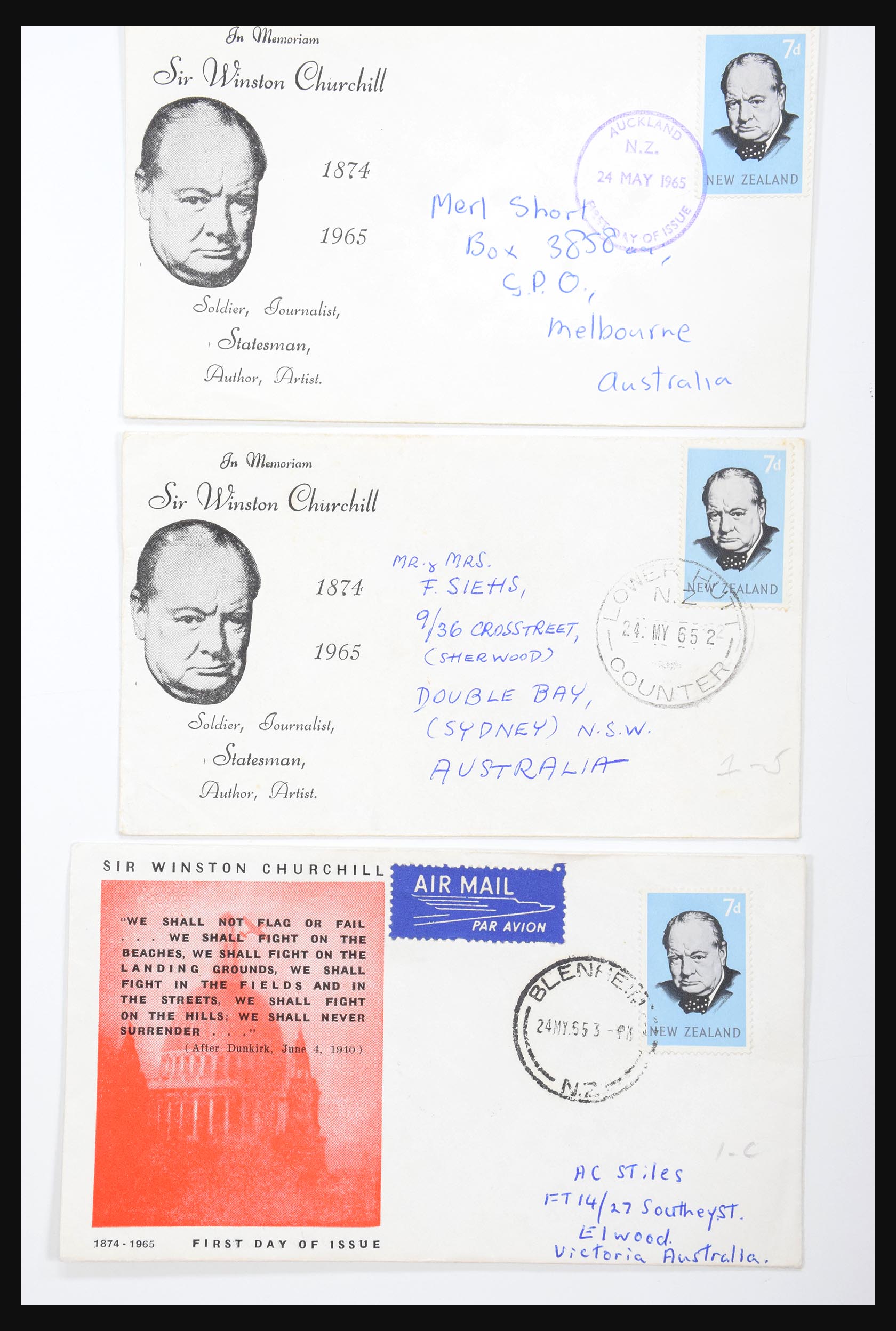 30821 078 - 30821 New Zealand FDC's 1960-1971.