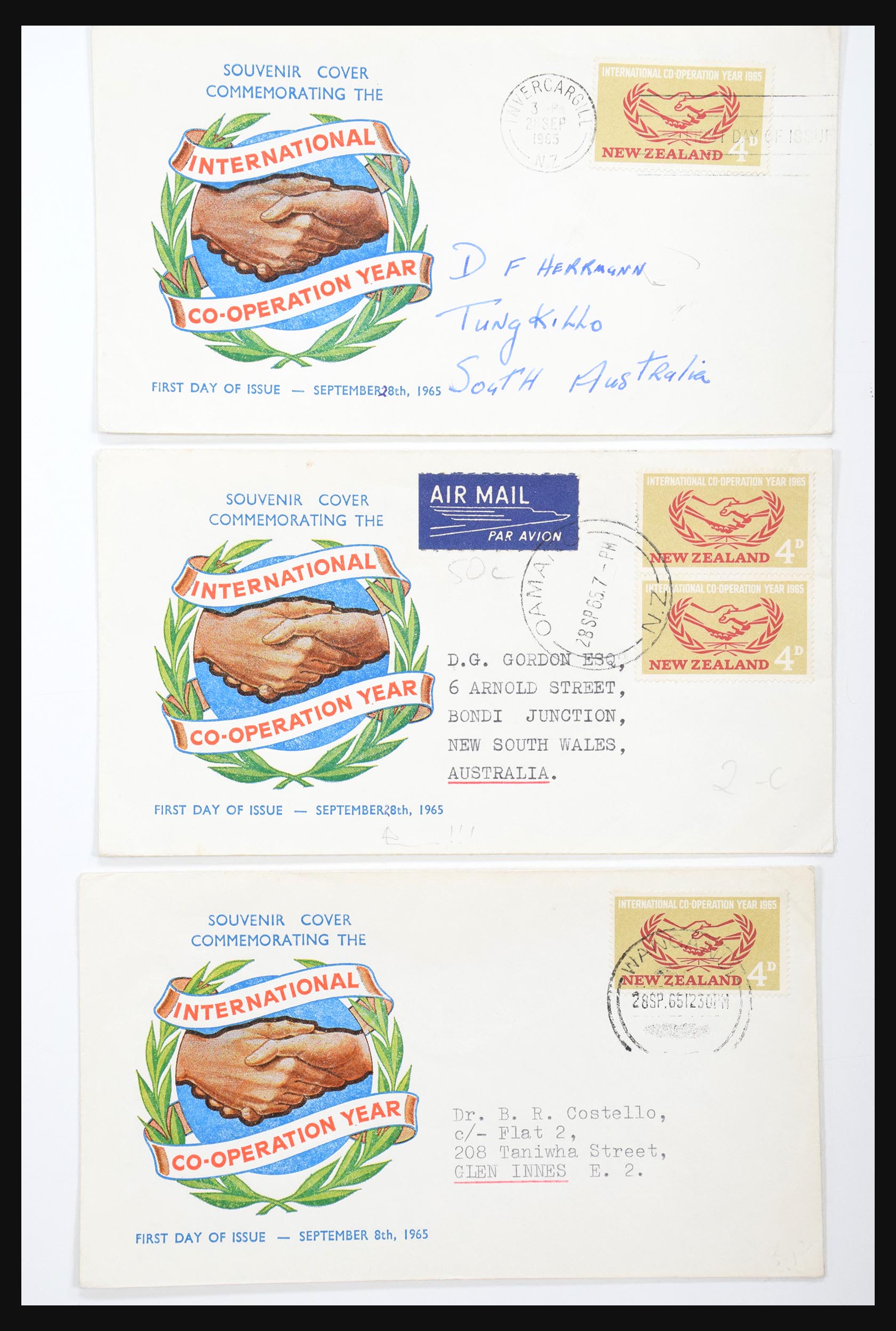 30821 086 - 30821 New Zealand FDC's 1960-1971.