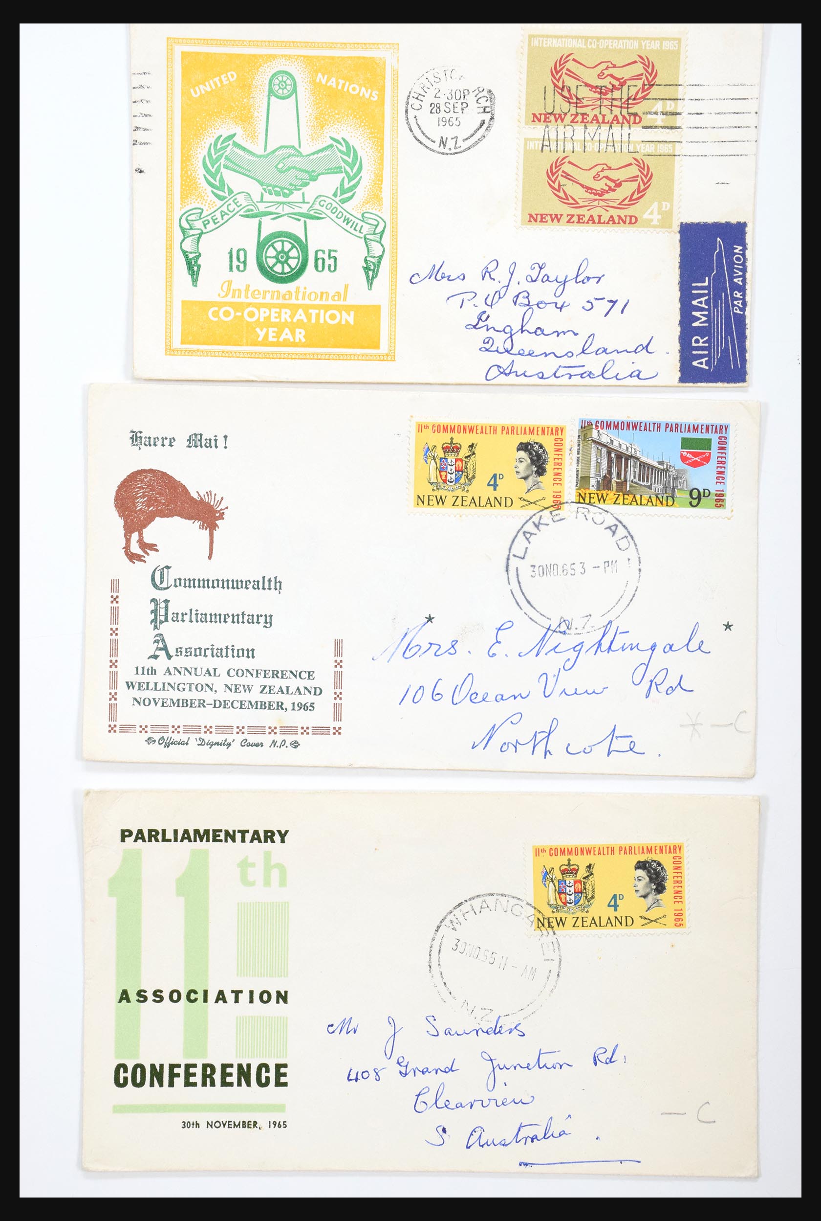 30821 088 - 30821 New Zealand FDC's 1960-1971.