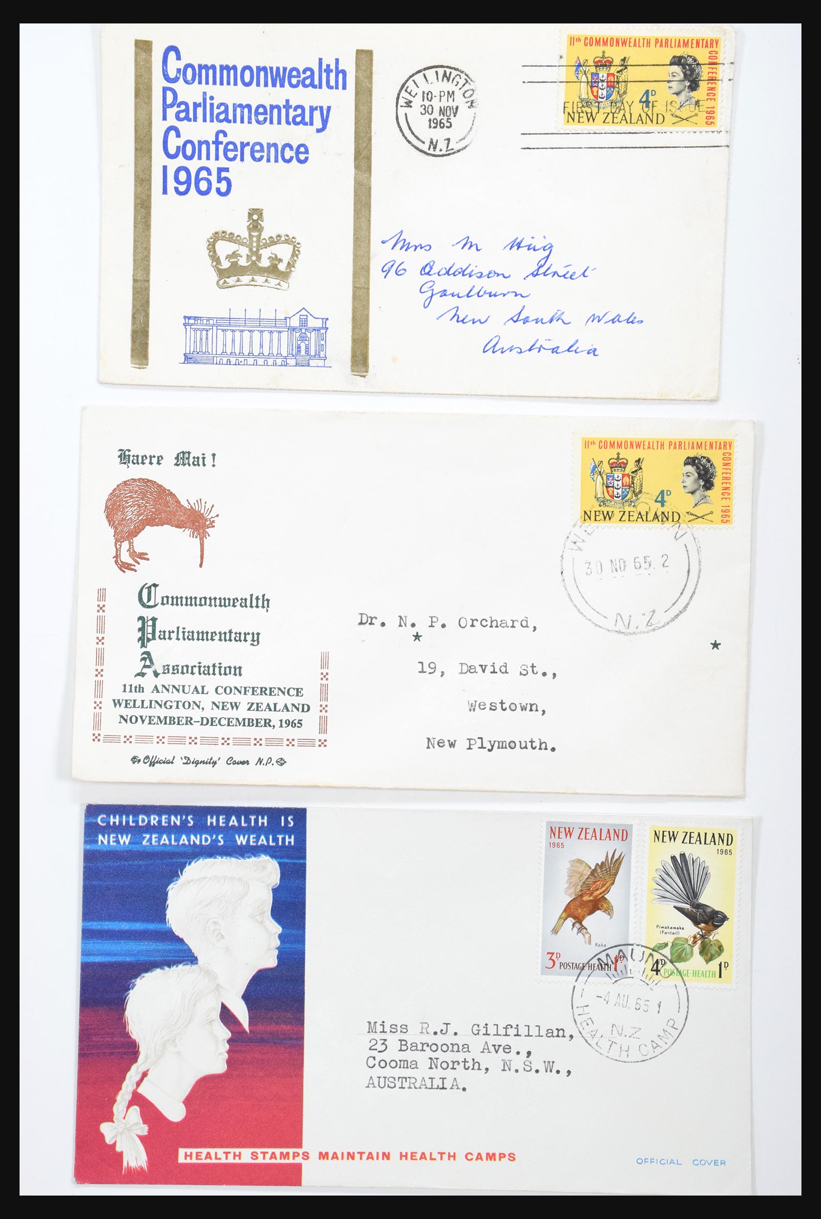 30821 089 - 30821 New Zealand FDC's 1960-1971.