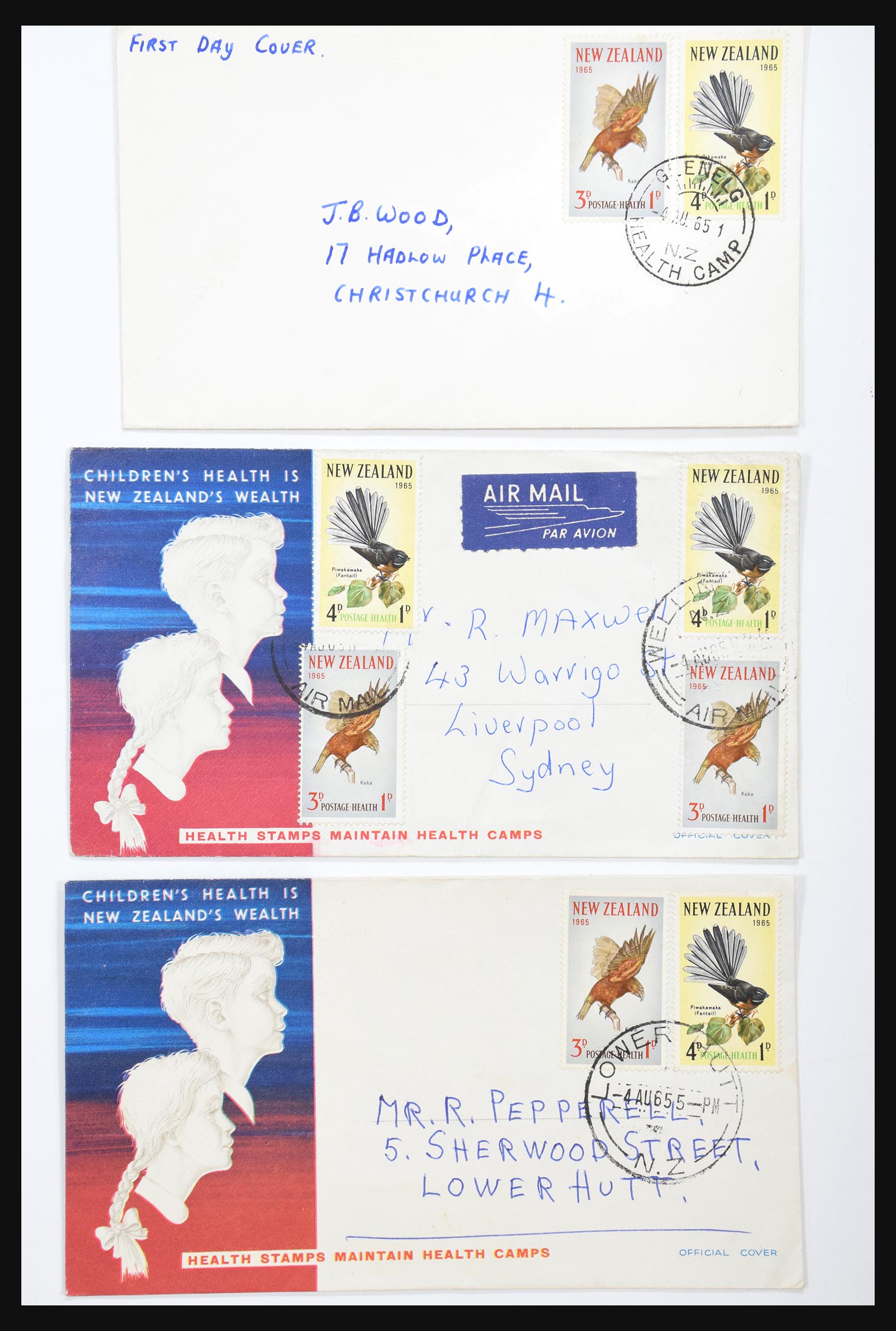 30821 091 - 30821 New Zealand FDC's 1960-1971.