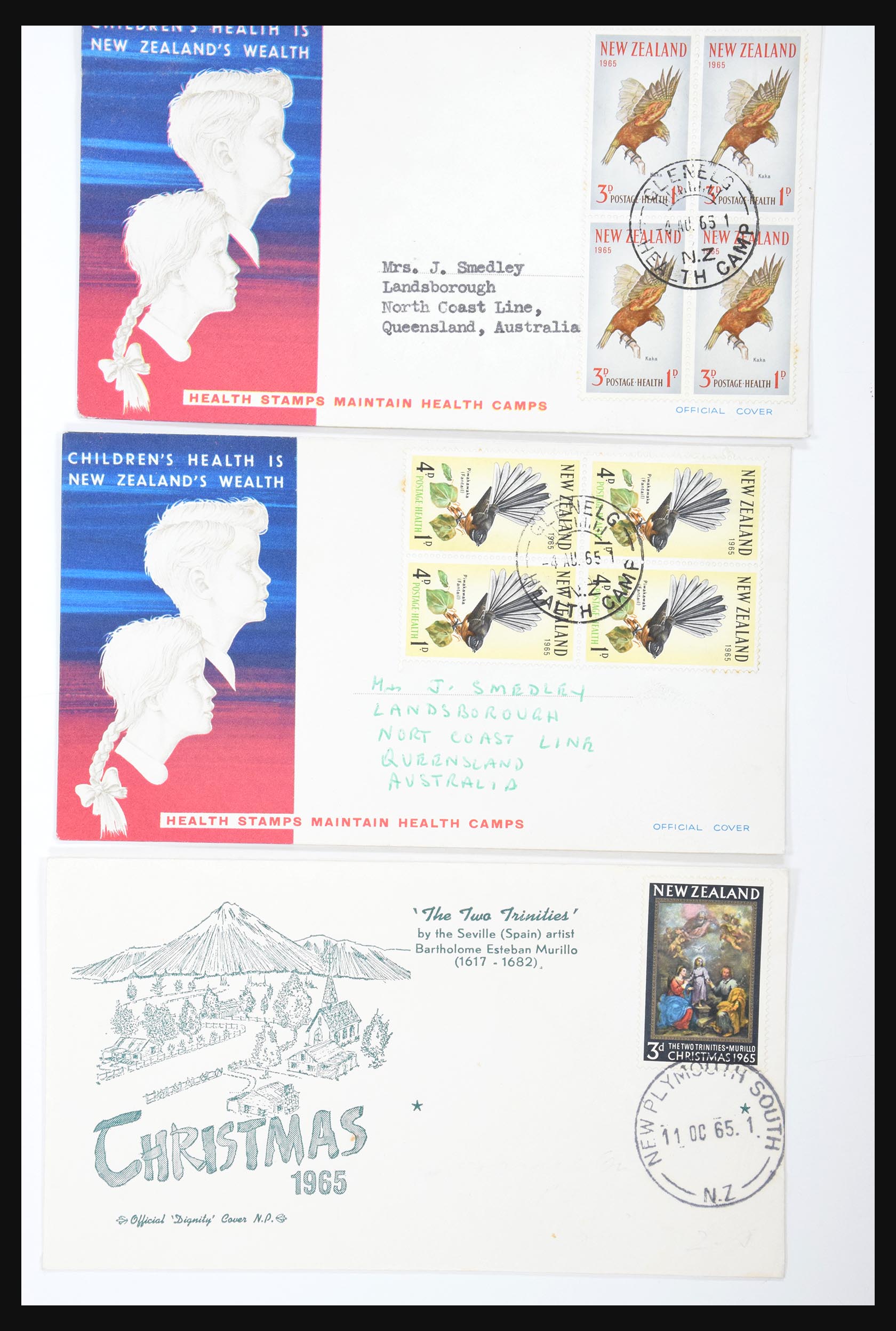 30821 097 - 30821 New Zealand FDC's 1960-1971.