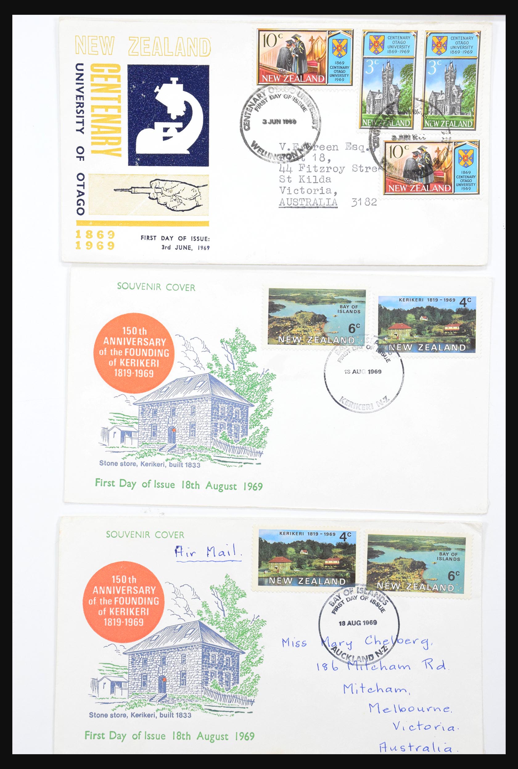 30821 241 - 30821 New Zealand FDC's 1960-1971.
