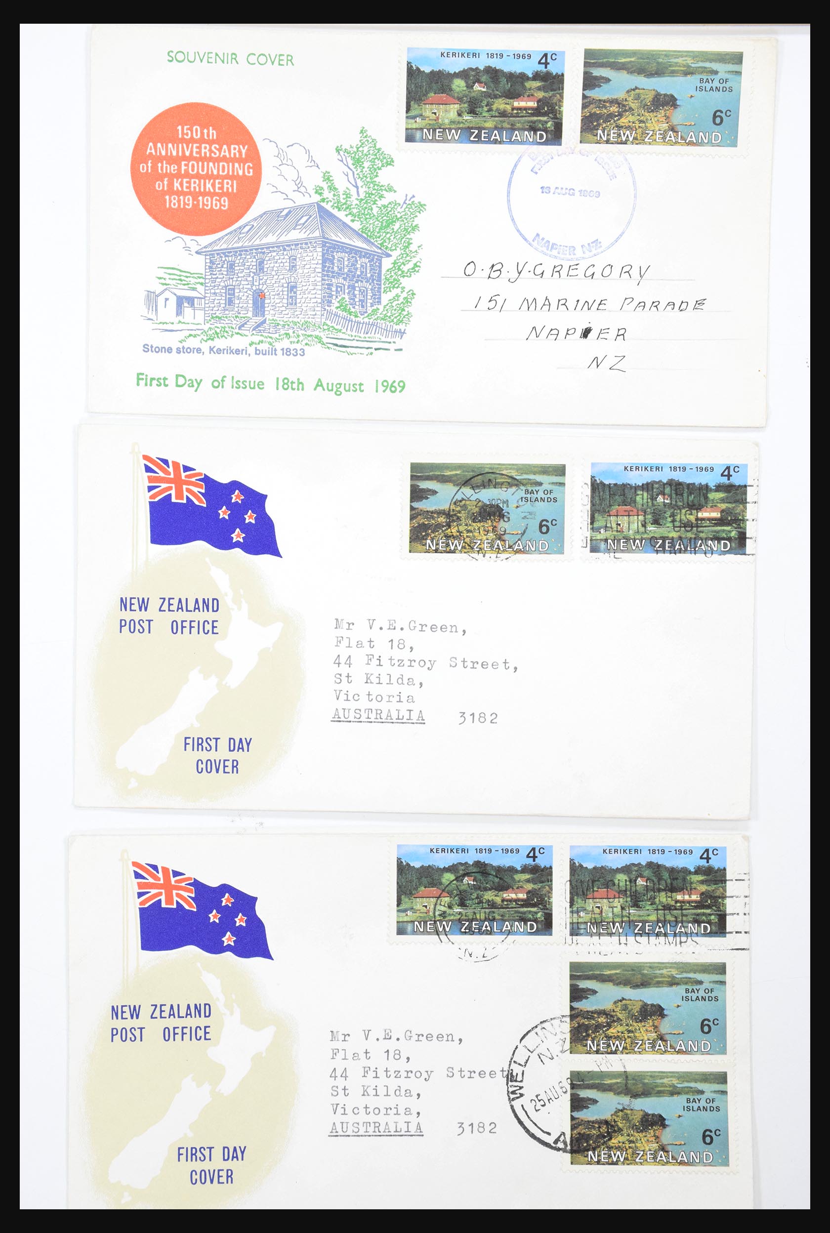30821 243 - 30821 New Zealand FDC's 1960-1971.