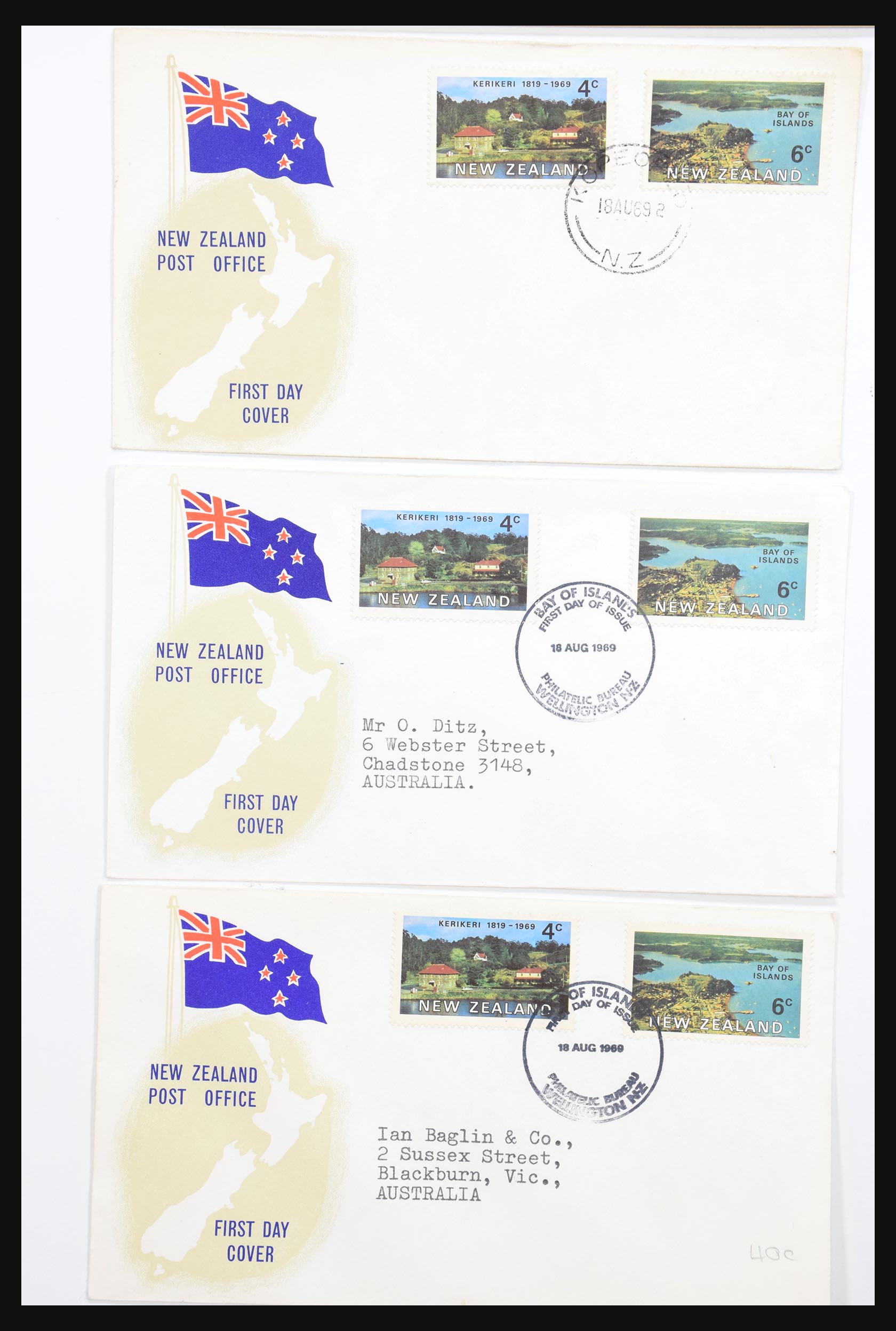 30821 246 - 30821 New Zealand FDC's 1960-1971.