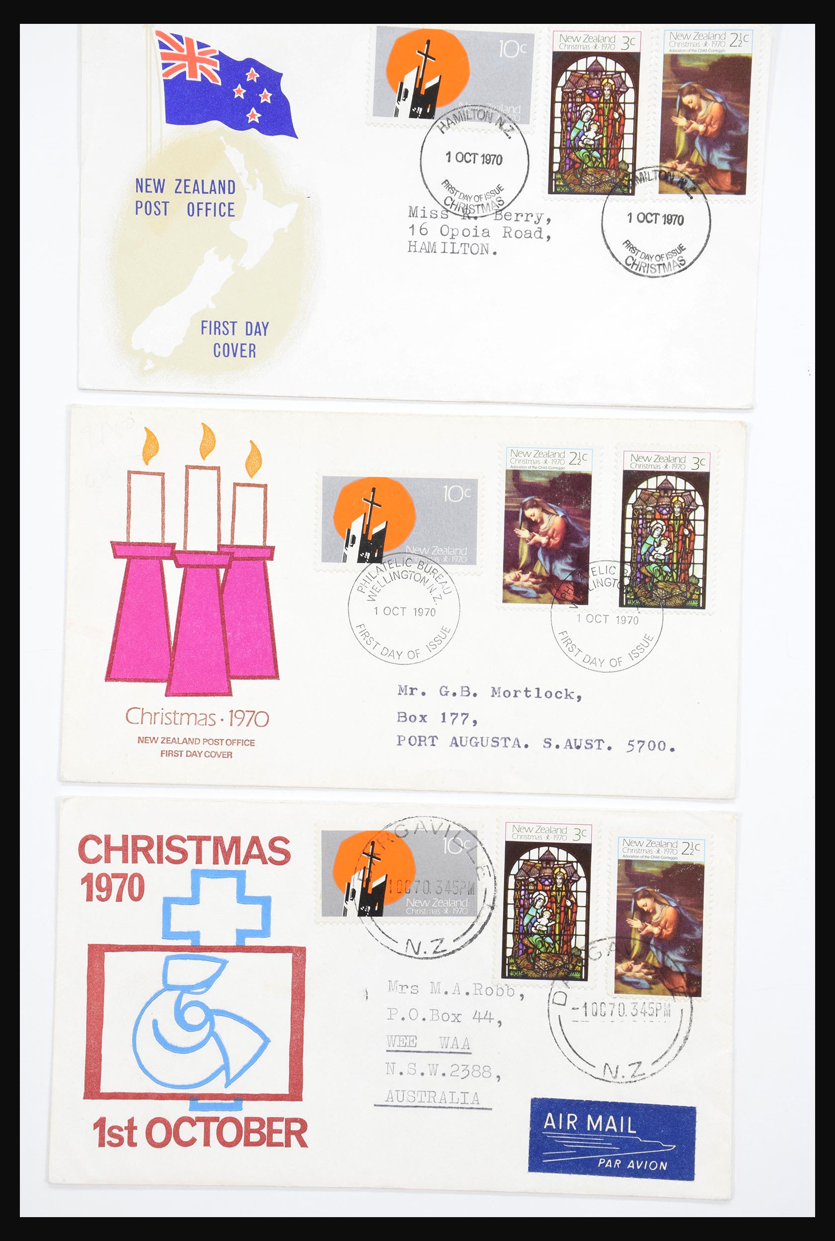 30821 256 - 30821 New Zealand FDC's 1960-1971.