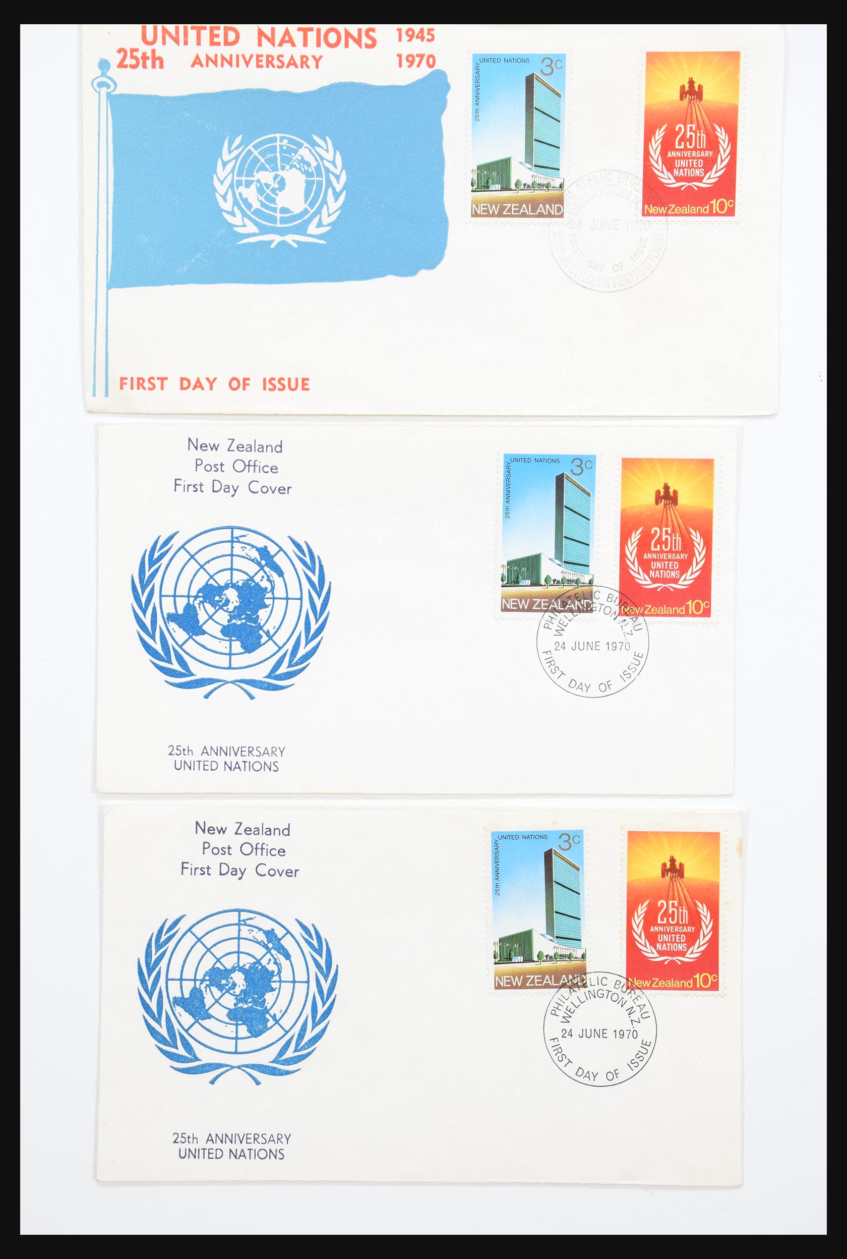 30821 272 - 30821 Nieuw Zeeland FDC's 1960-1971.