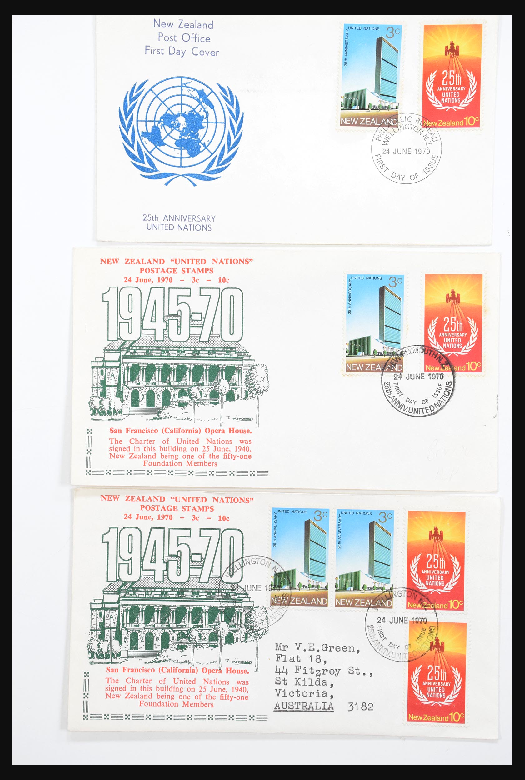 30821 273 - 30821 Nieuw Zeeland FDC's 1960-1971.