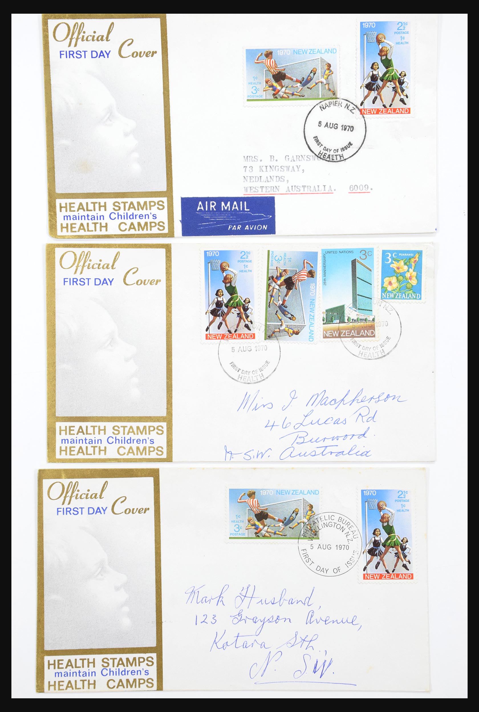 30821 284 - 30821 New Zealand FDC's 1960-1971.