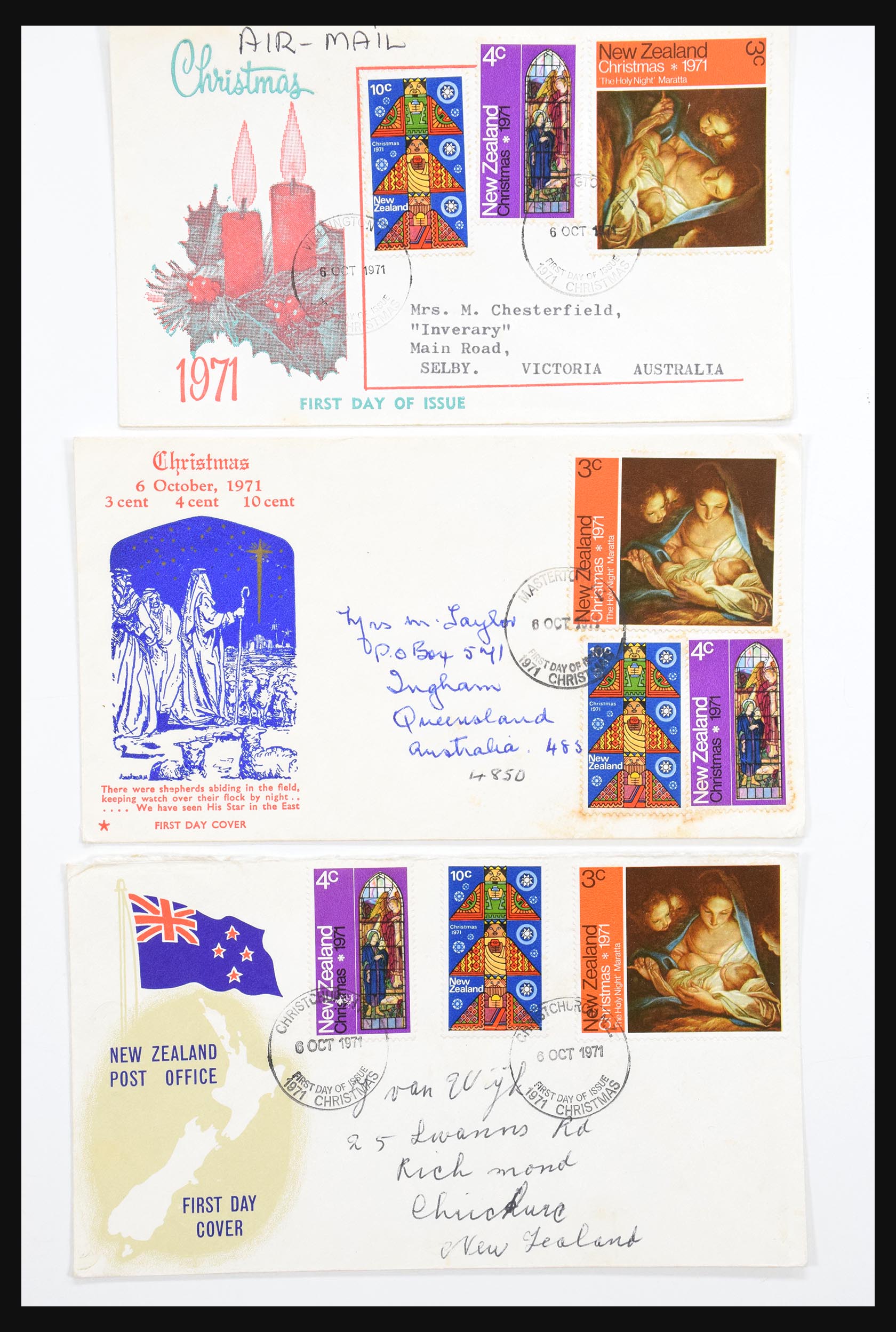30821 288 - 30821 New Zealand FDC's 1960-1971.