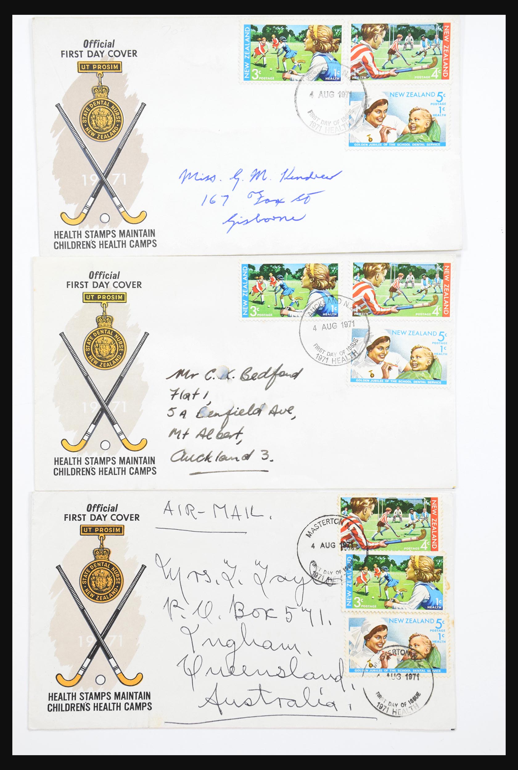 30821 297 - 30821 New Zealand FDC's 1960-1971.