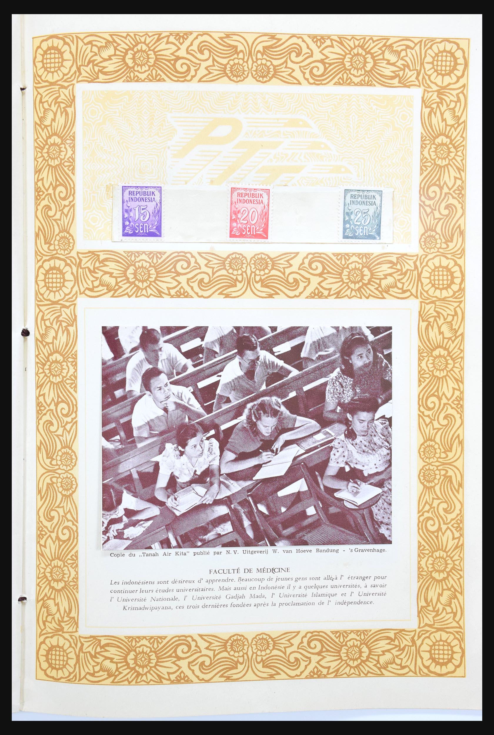 30830 015 - 30830 Indonesië 1949-1952.