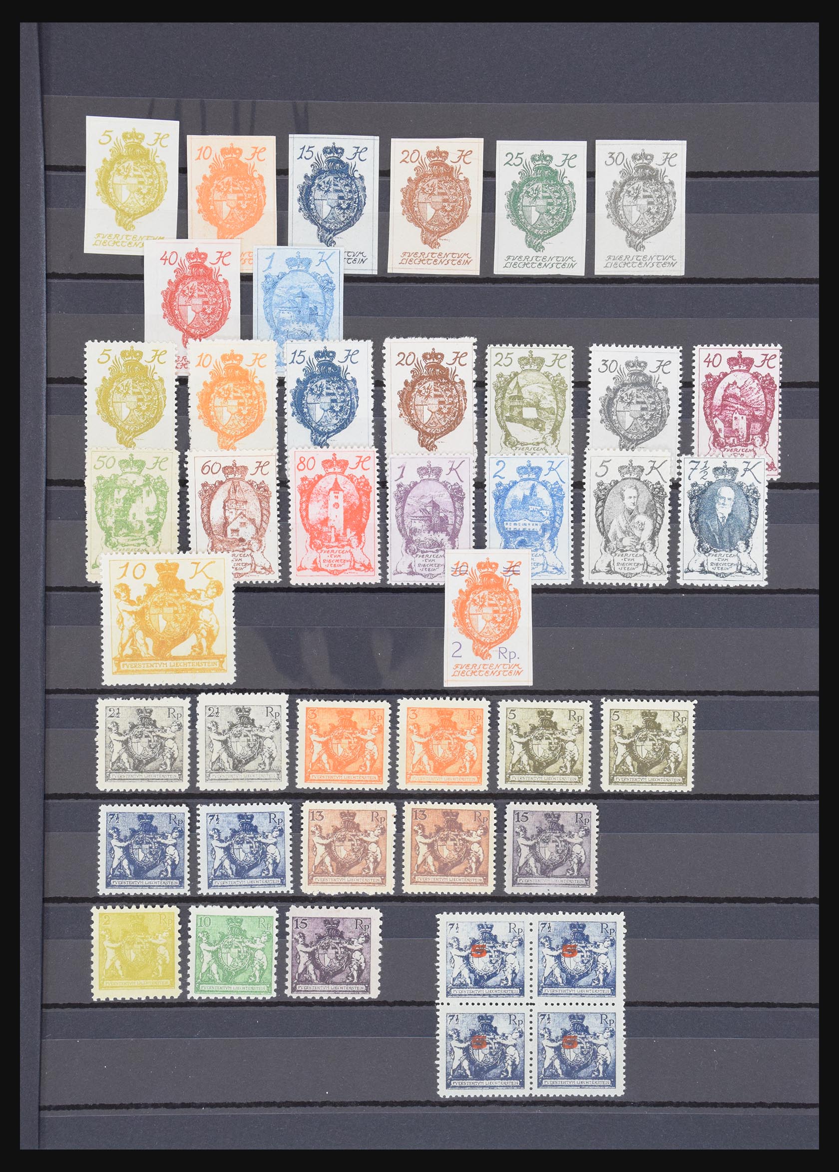 30857 001 - 30857 Liechtenstein 1920-1972.