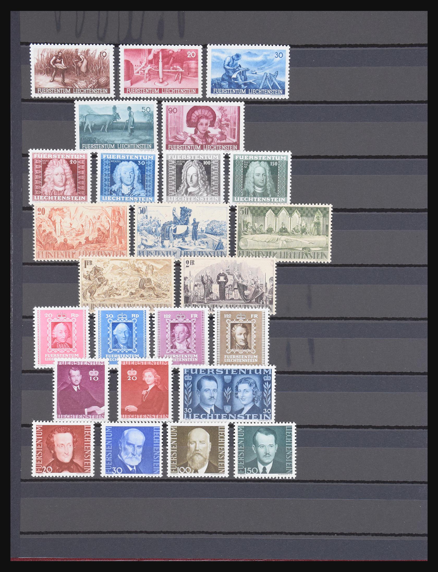 30857 004 - 30857 Liechtenstein 1920-1972.