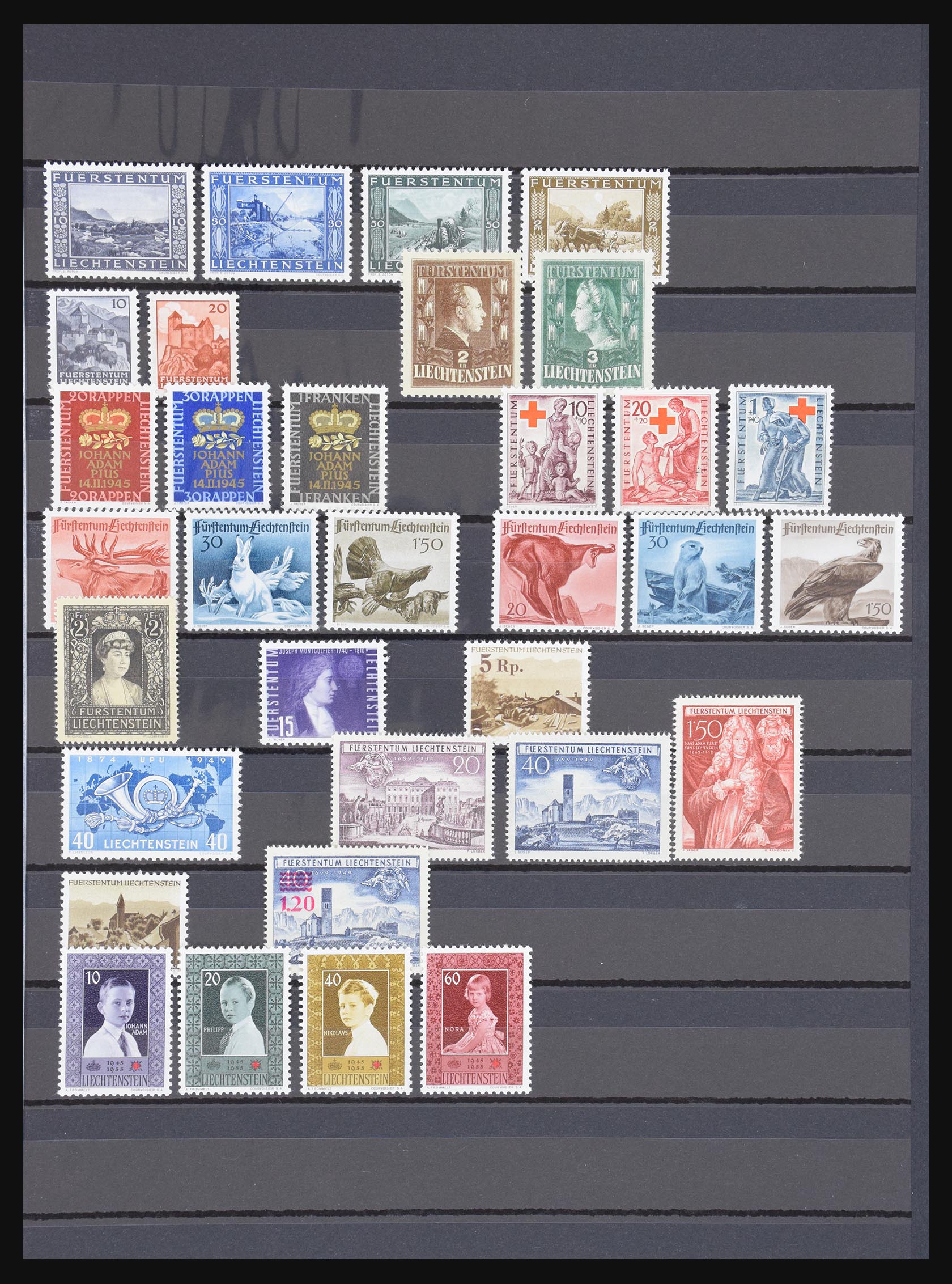 30857 005 - 30857 Liechtenstein 1920-1972.