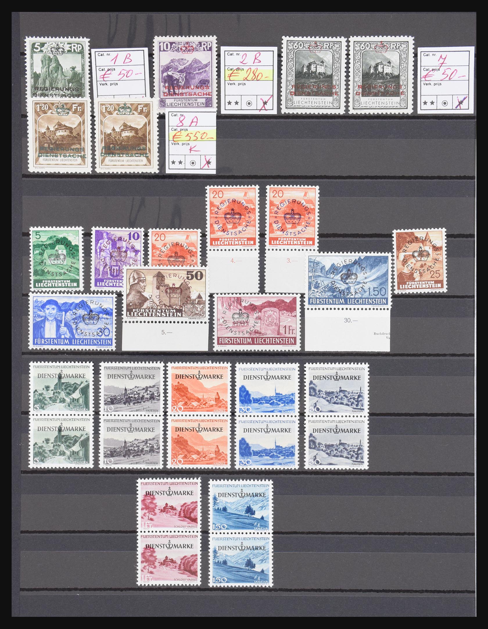 30857 014 - 30857 Liechtenstein 1920-1972.