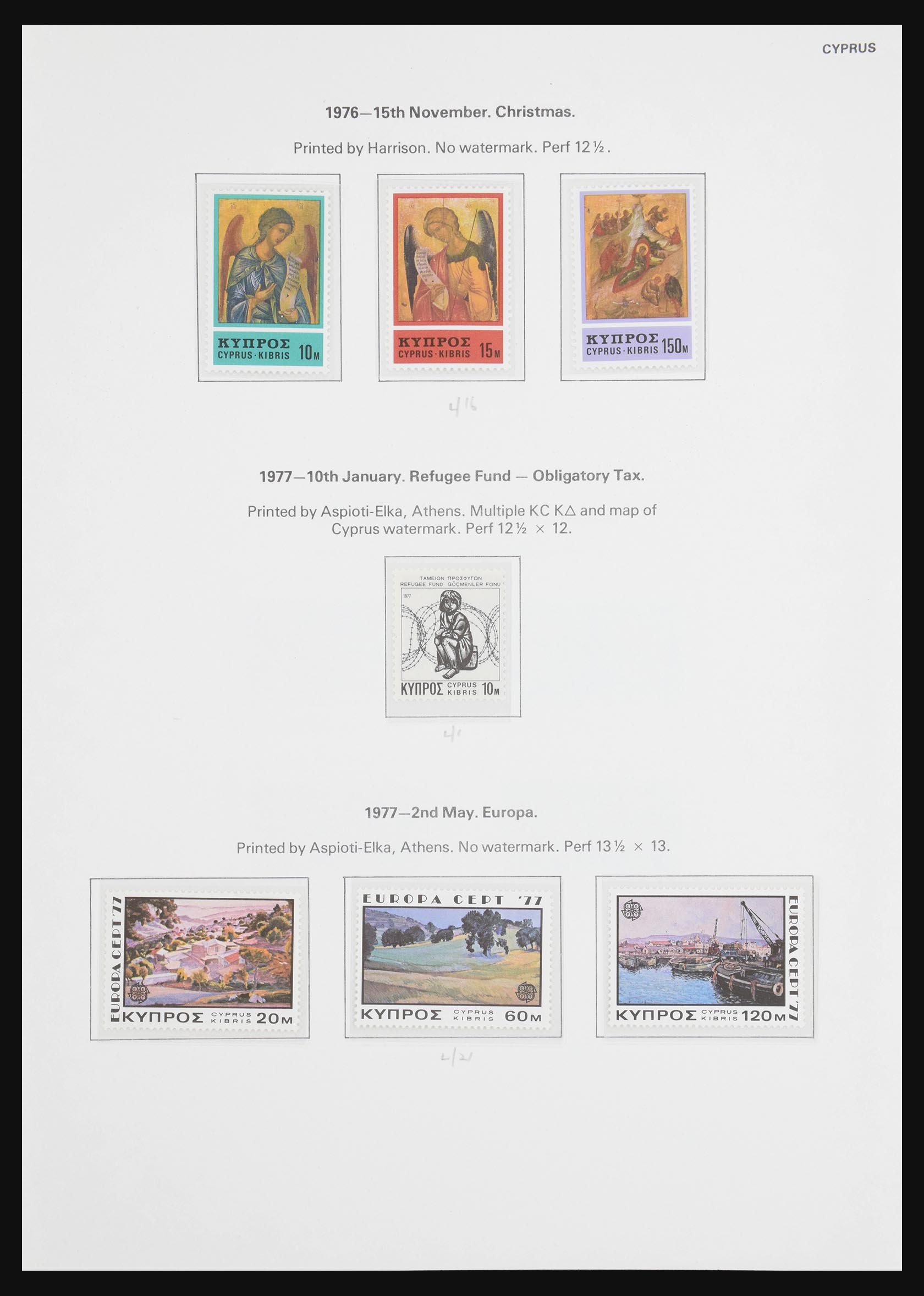 30956 057 - 30956 Cyprus 1953-1985.