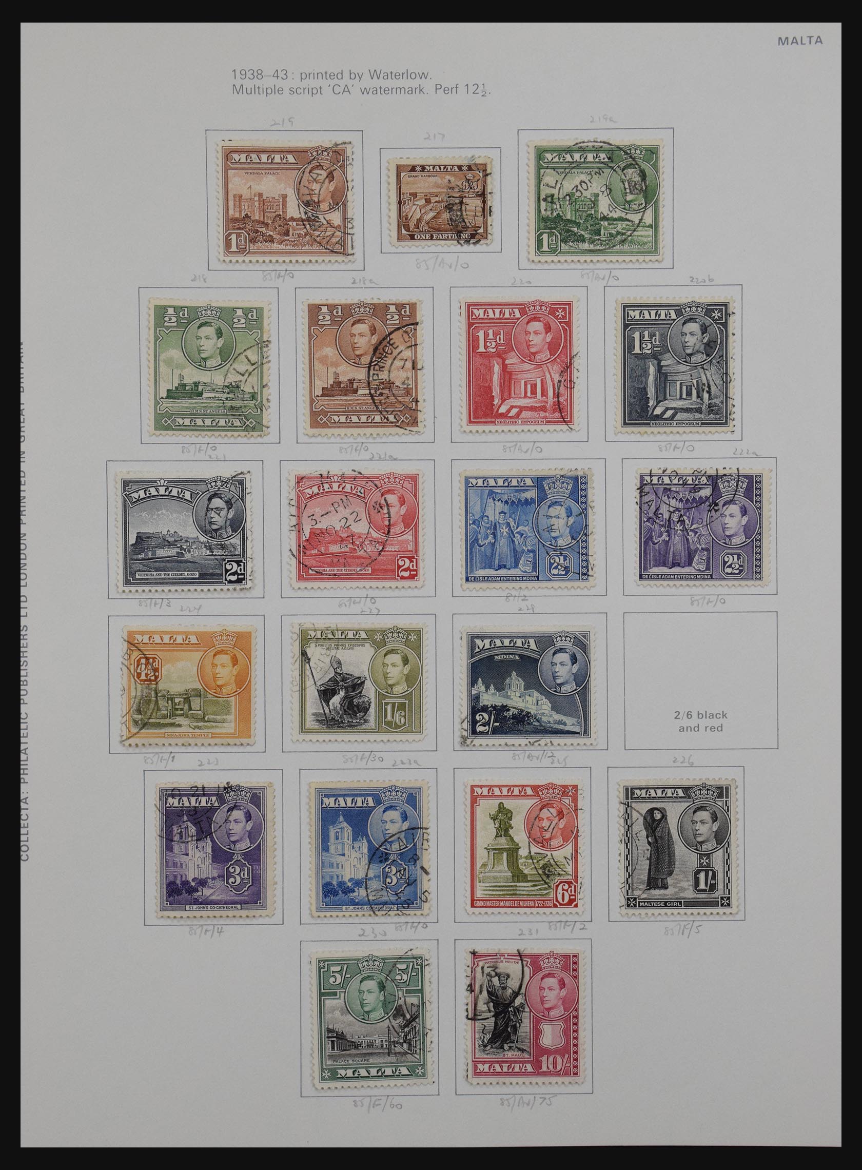 30959 015 - 30959 Malta 1860-1985.