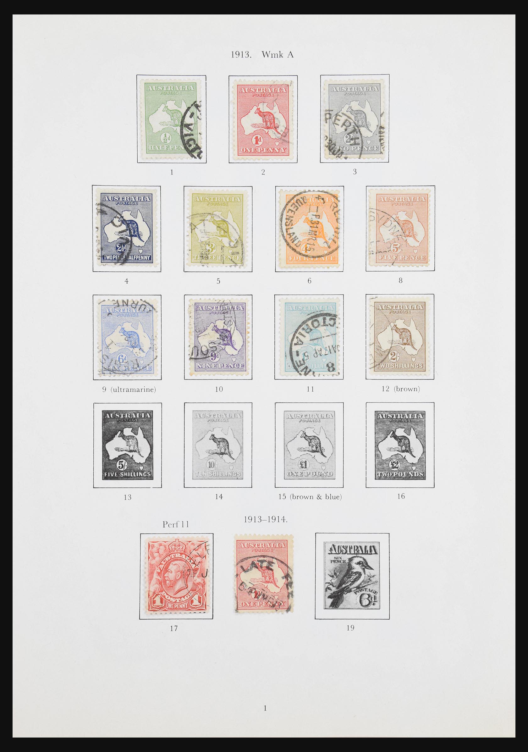 30963 001 - 30963 Australië 1913-1990.
