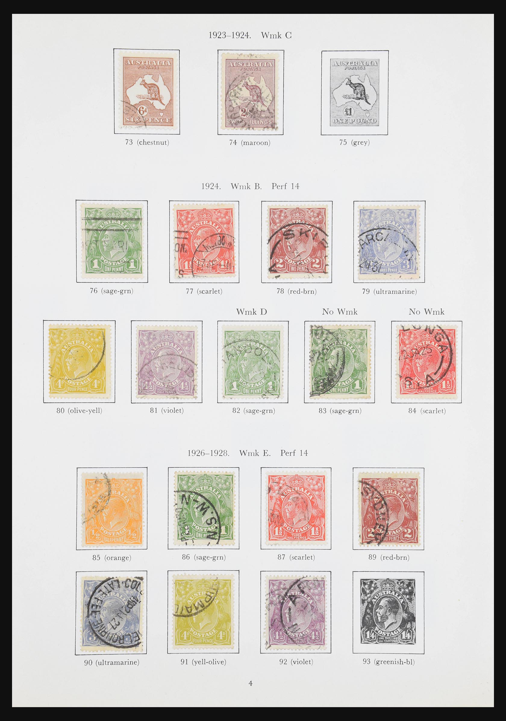 30963 004 - 30963 Australië 1913-1990.