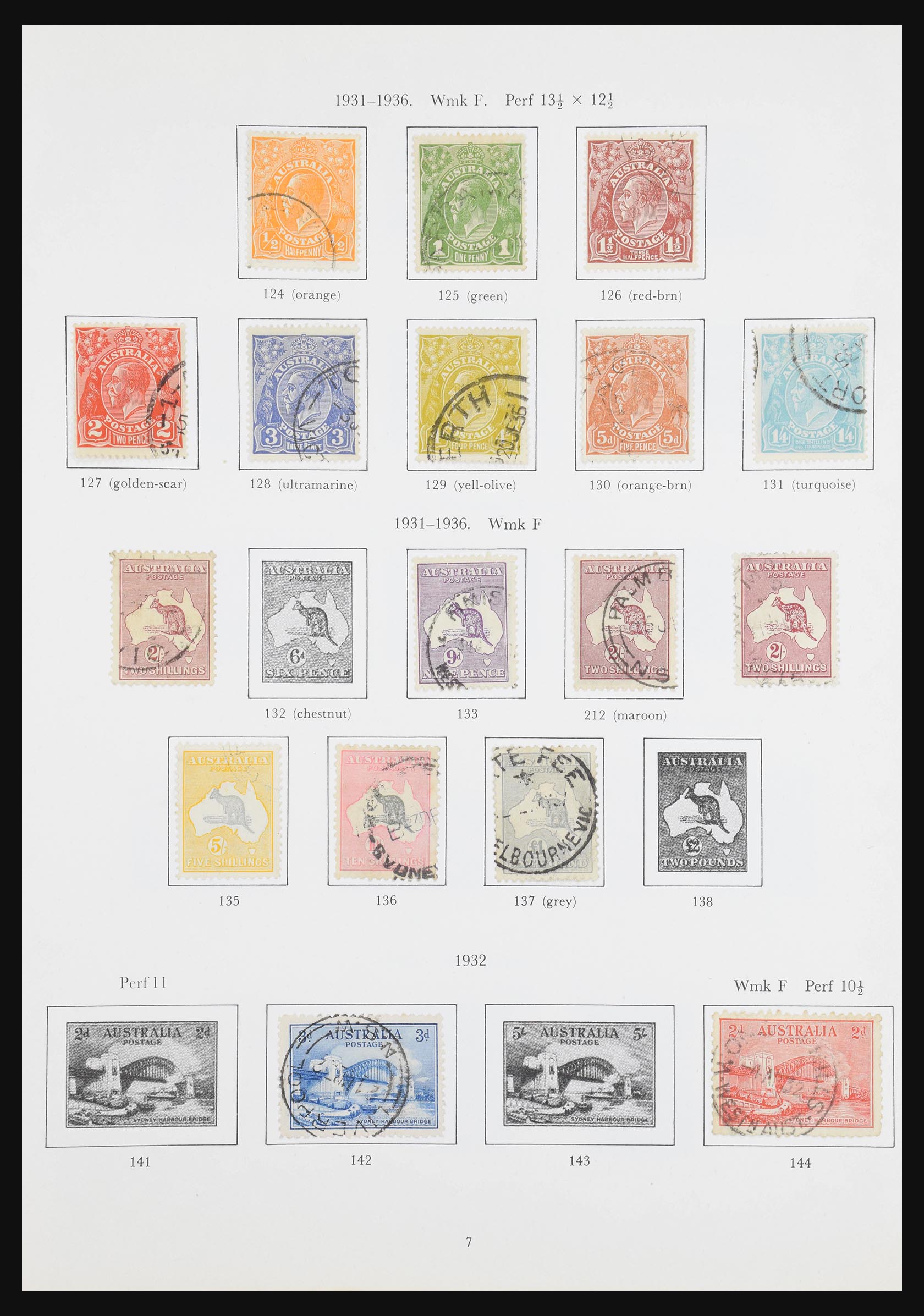 30963 007 - 30963 Australië 1913-1990.