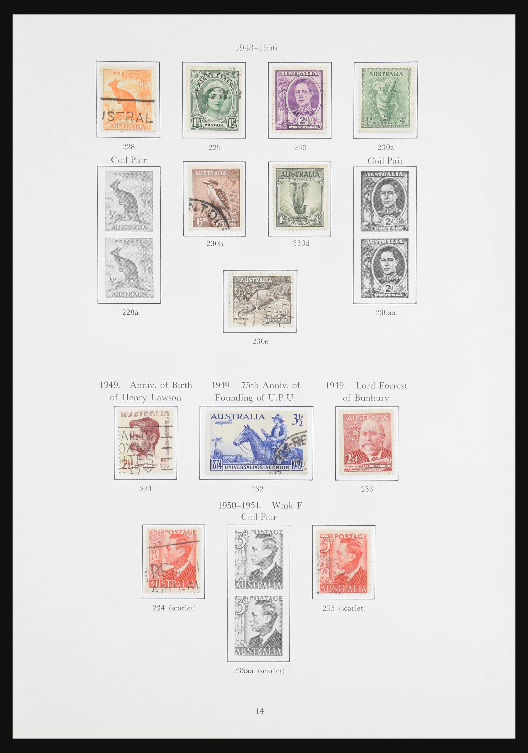30963 014 - 30963 Australia 1913-1990.