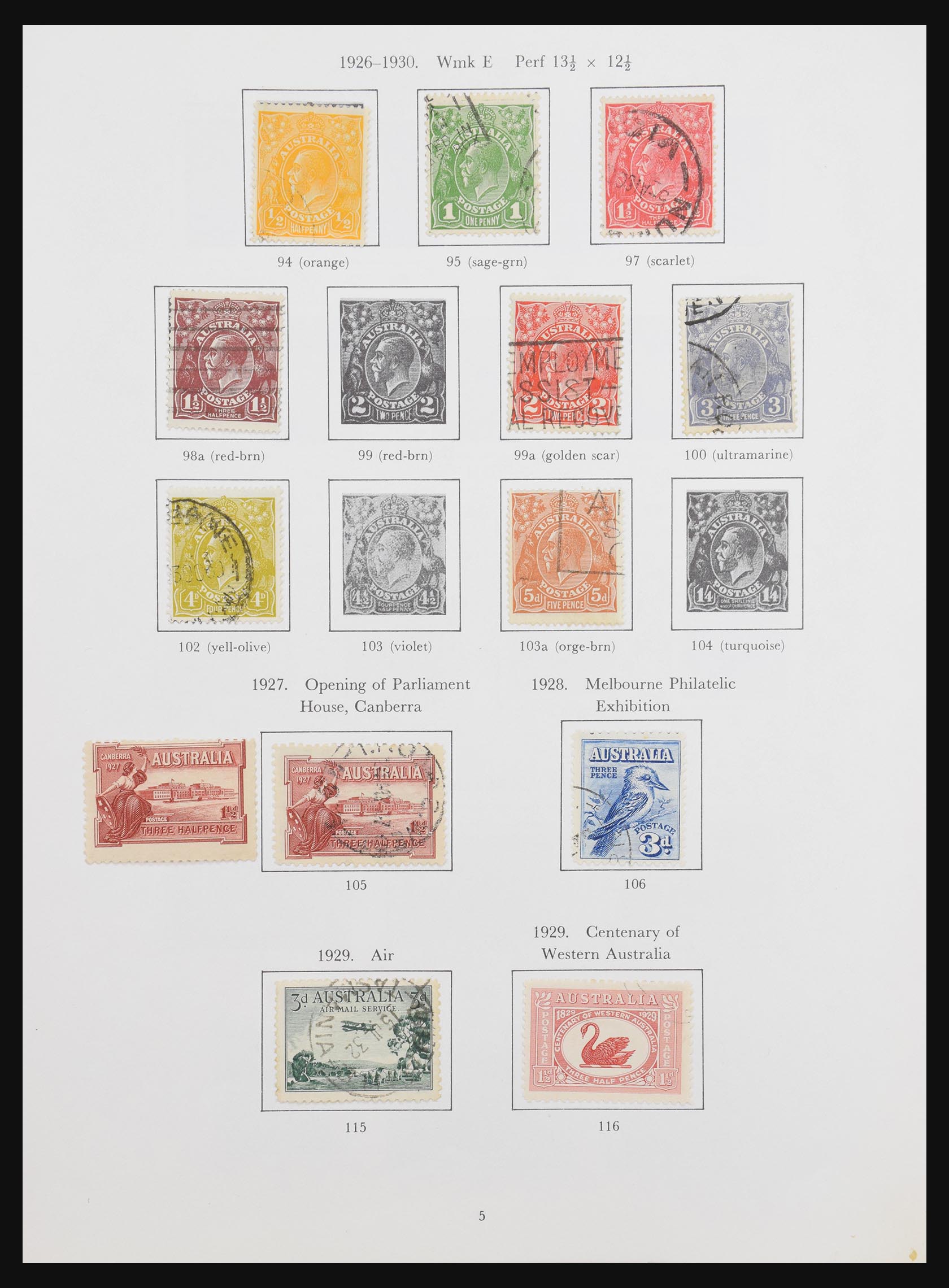 30964 005 - 30964 Australië 1913-2010.