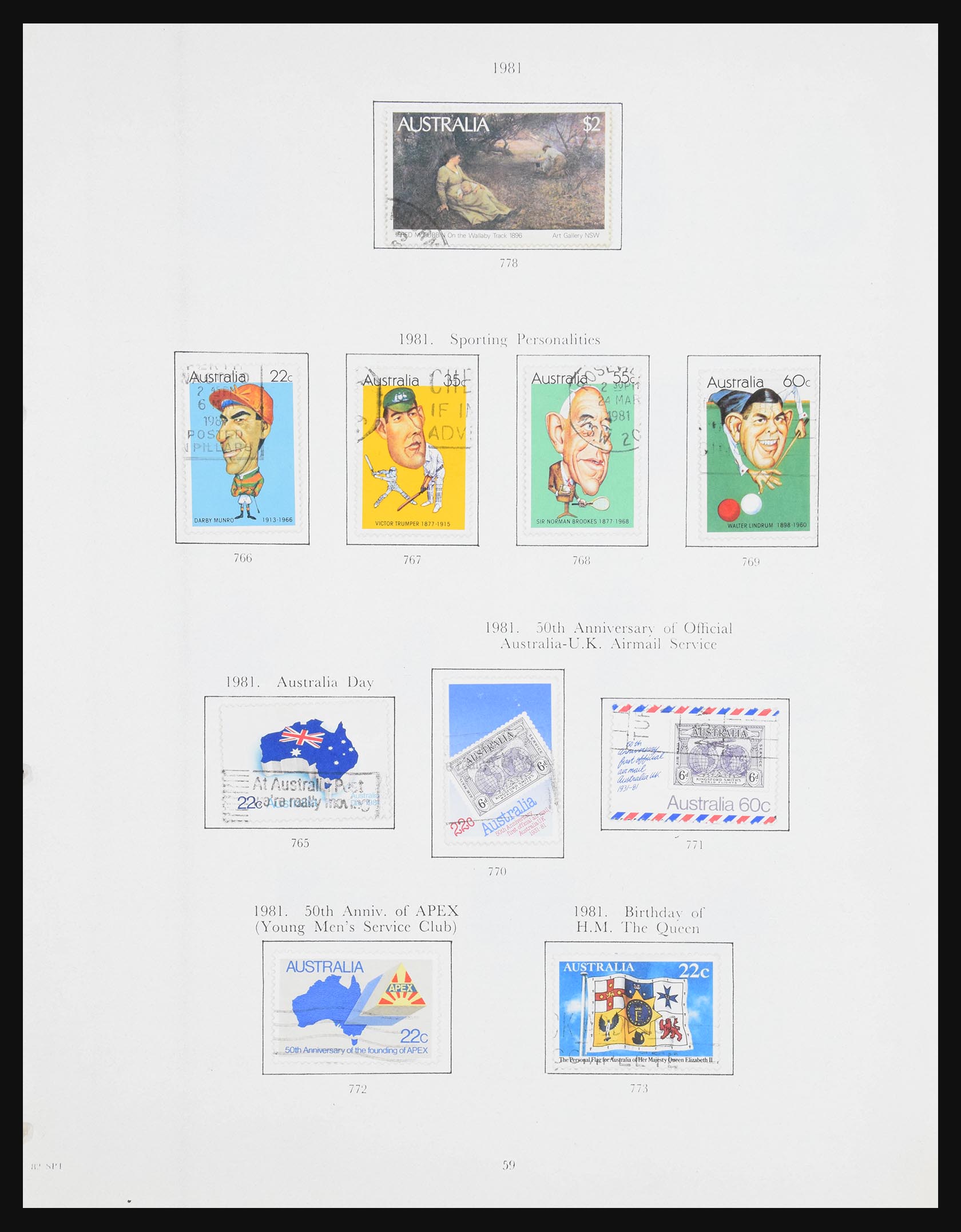 30964 060 - 30964 Australië 1913-2010.