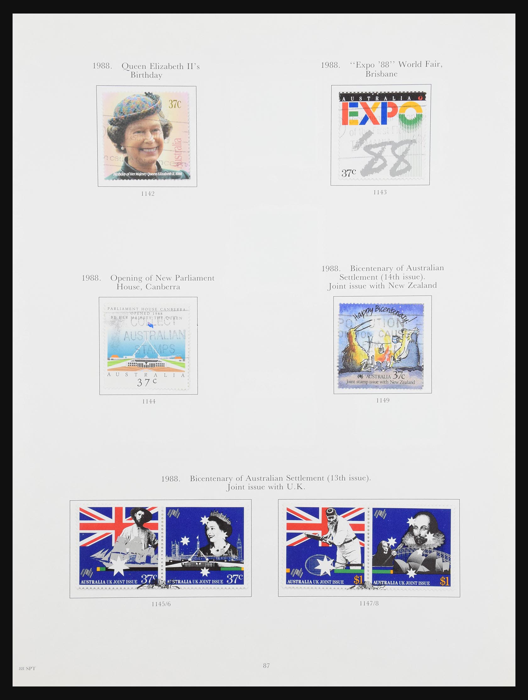 30964 088 - 30964 Australië 1913-2010.