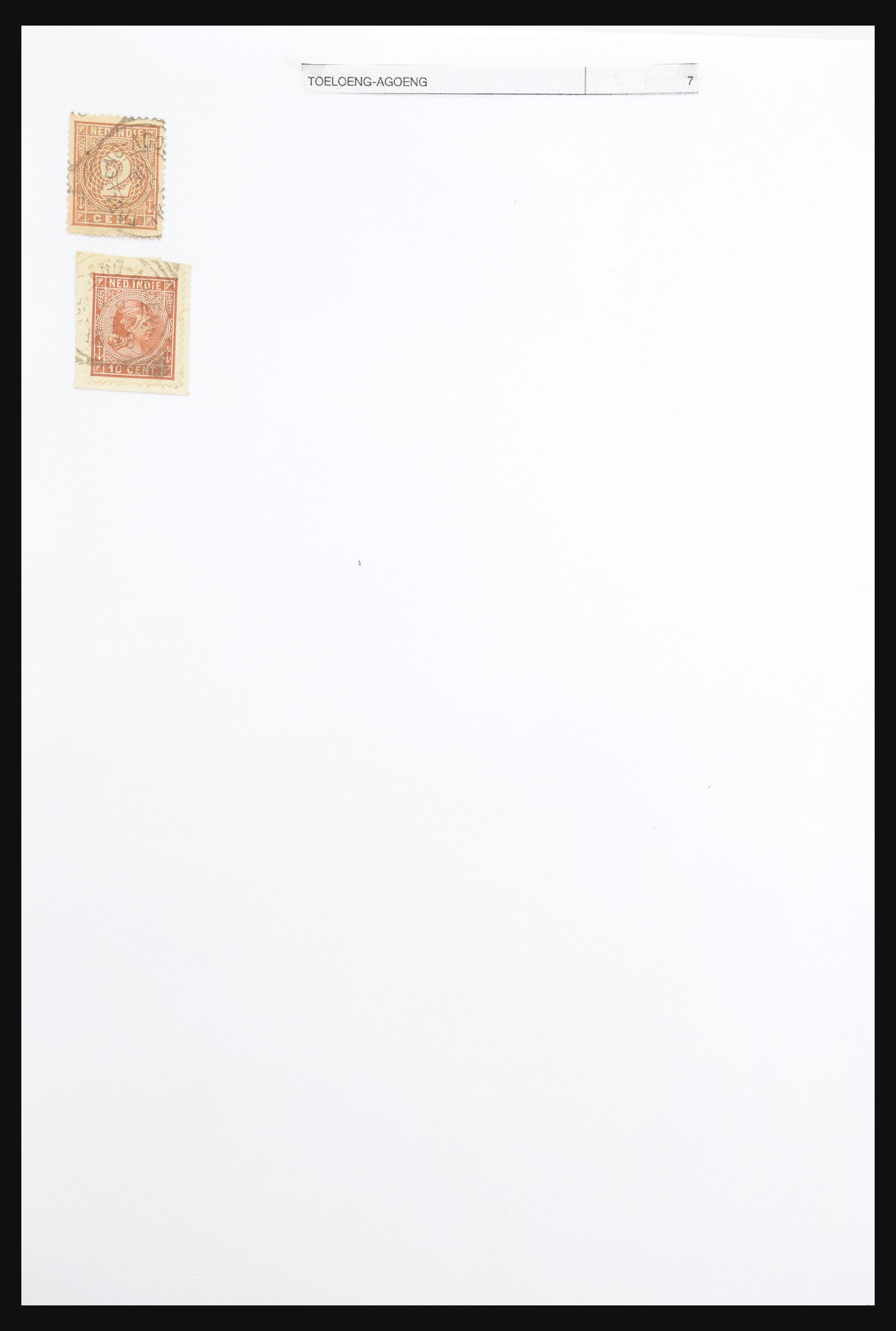 30981 329 - 30981 Dutch east Indies square cancels.