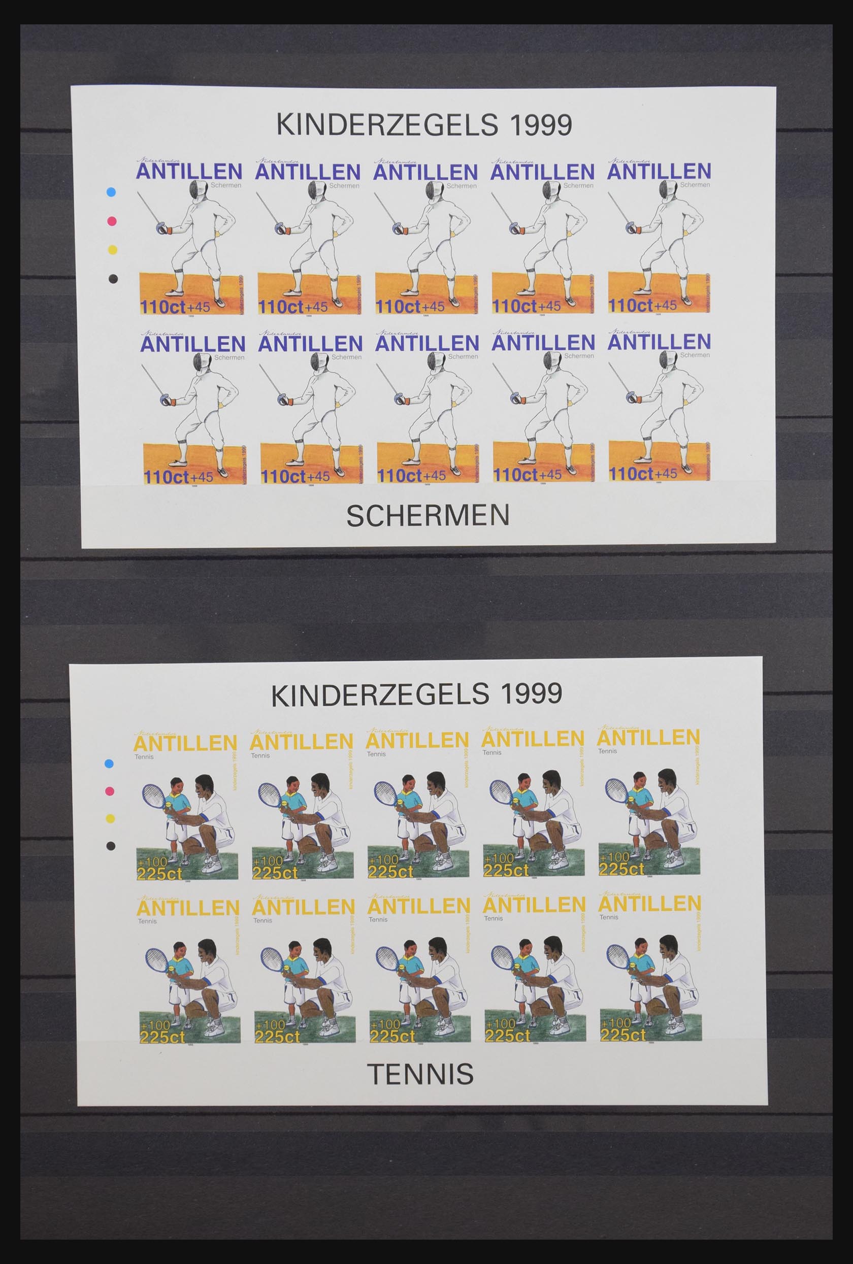 31023 008 - 31023 Nederlandse Antillen ONGETAND 1978-1999.