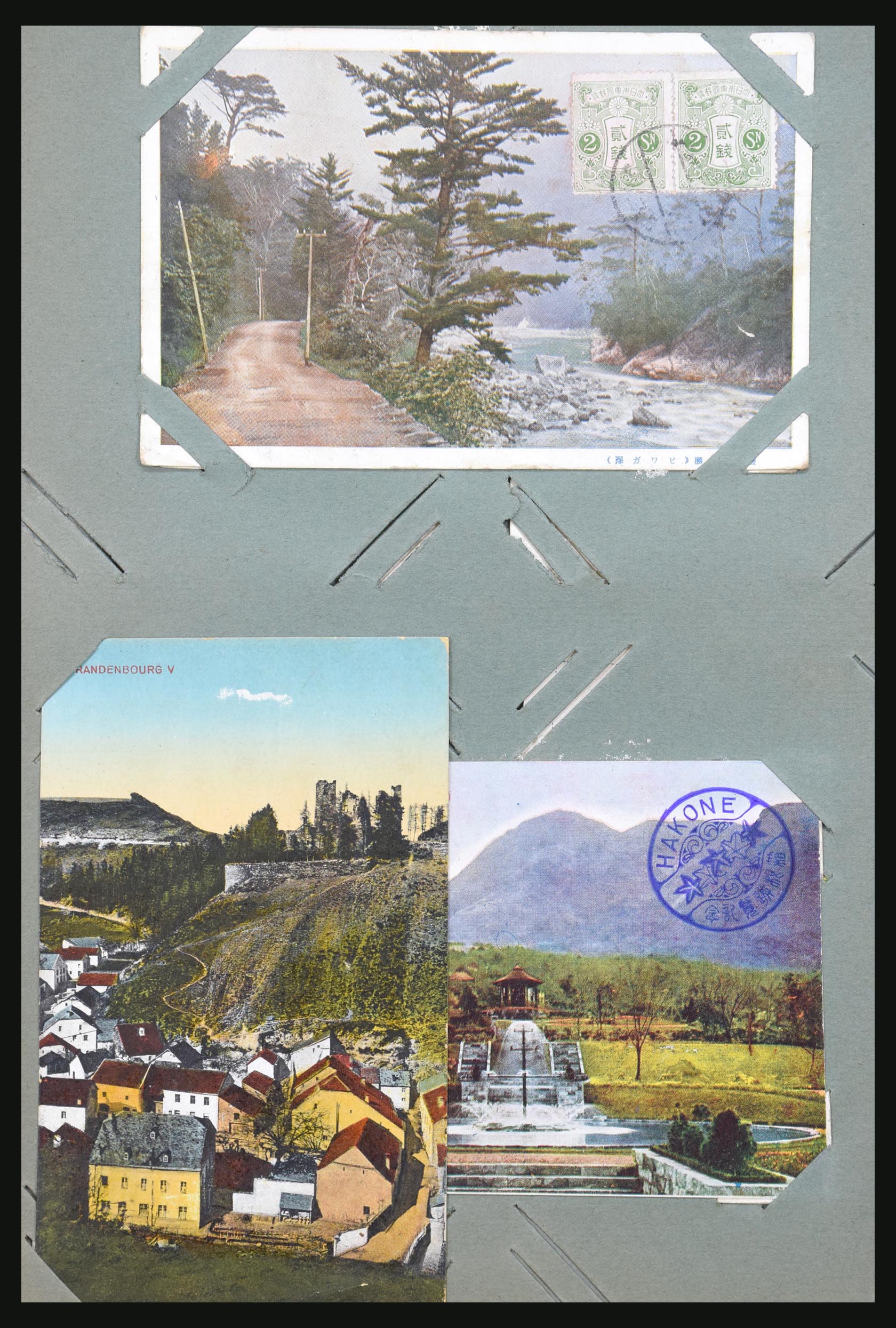31047 022 - 31047 Japan 1918-1930 ansichtkaarten.