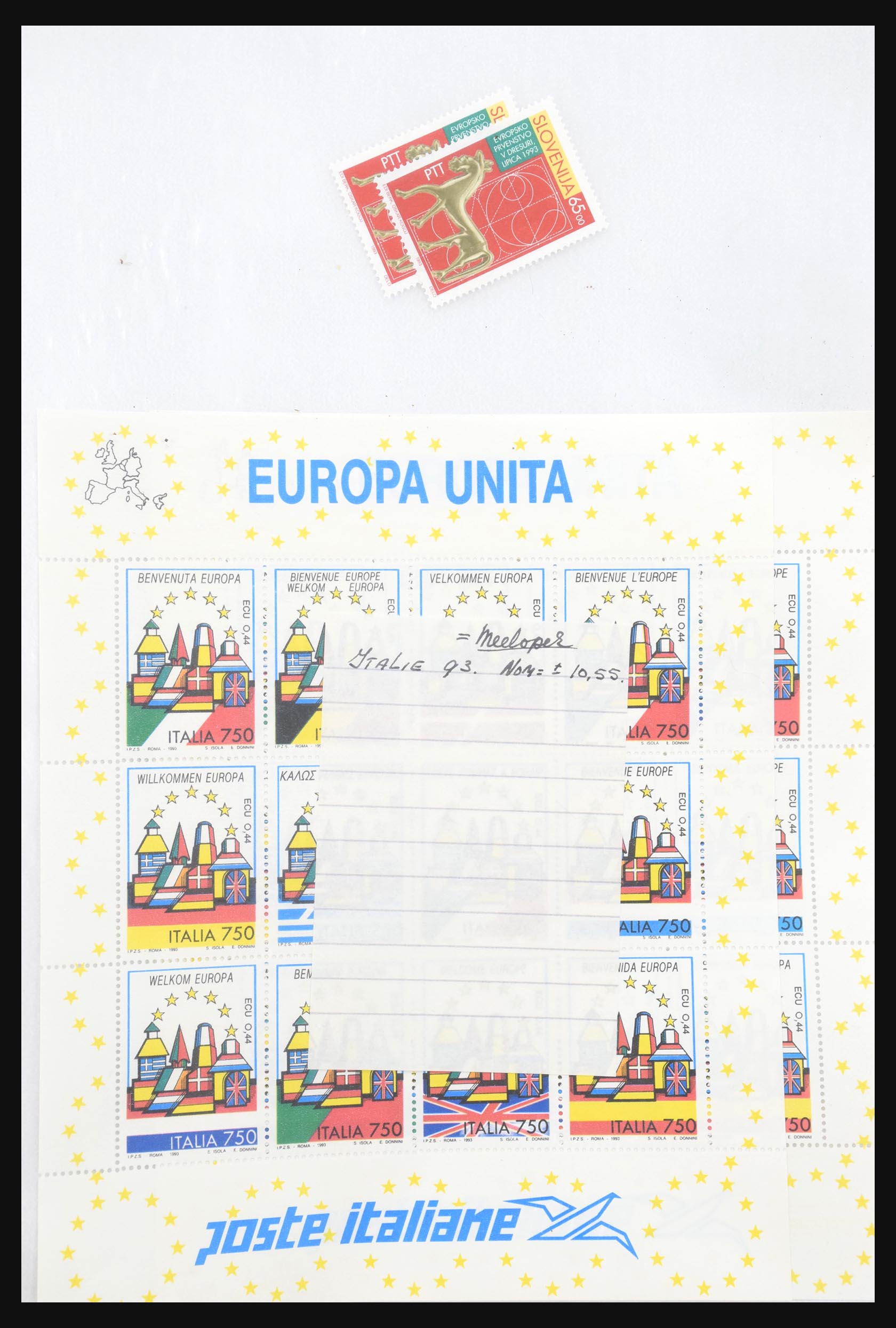 31060 0943 - 31060 Europa CEPT meelopers 1949-1993.