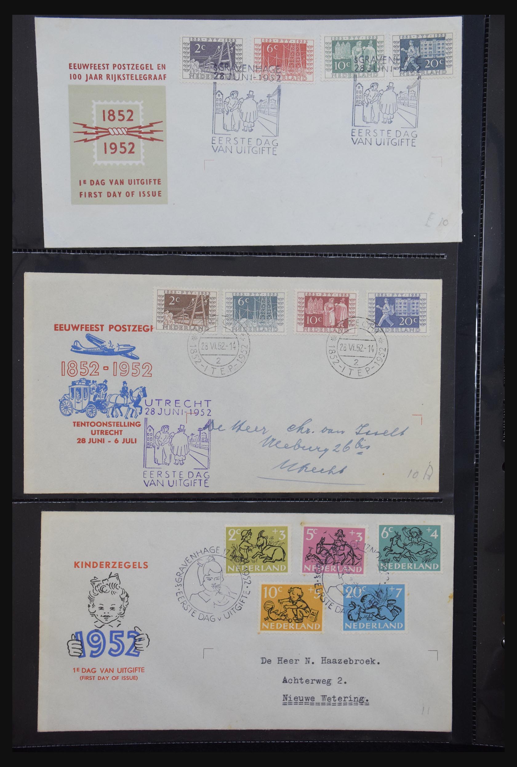 31098 004 - 31098 Netherlands FDC's 1950-2015.