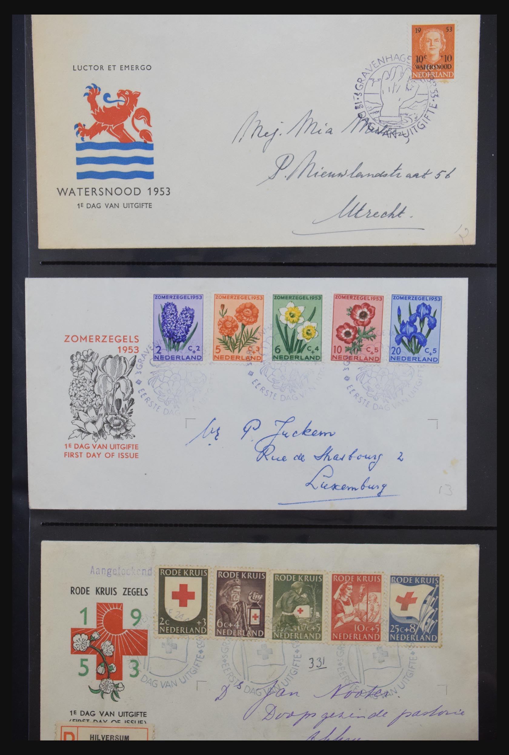 31098 005 - 31098 Netherlands FDC's 1950-2015.