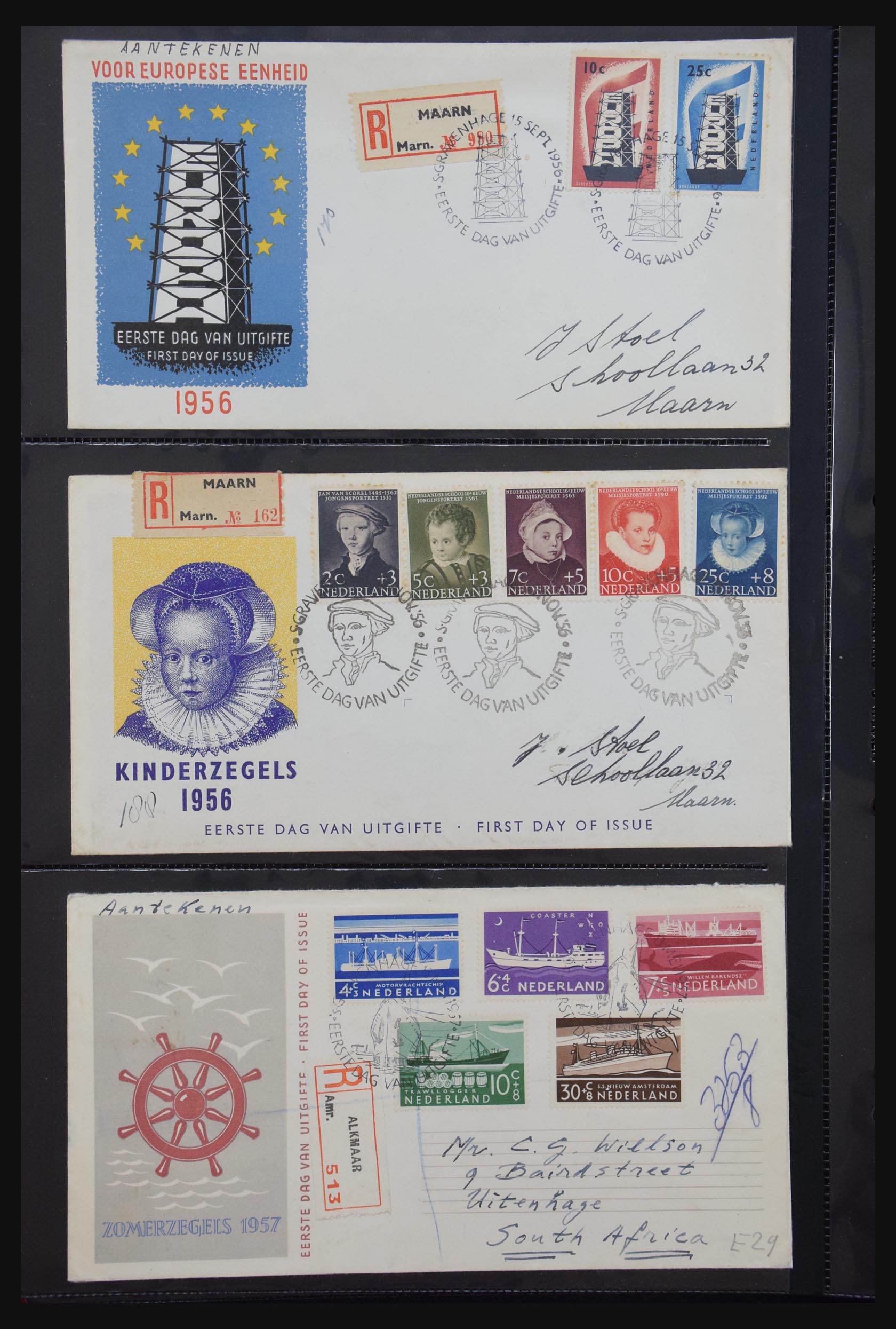 31098 010 - 31098 Nederland FDC's 1950-2015.