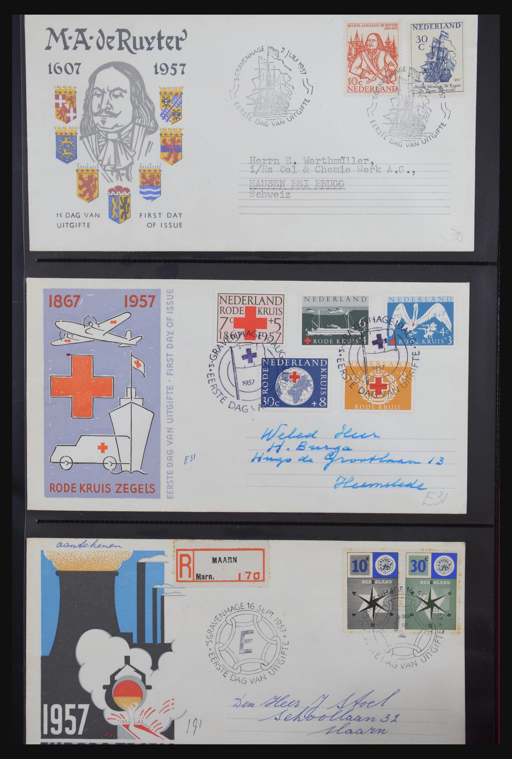 31098 011 - 31098 Netherlands FDC's 1950-2015.